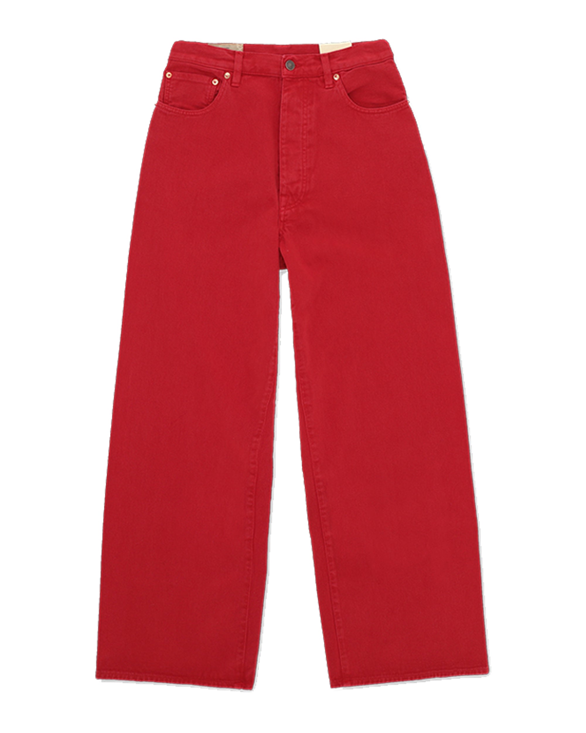 Jaron Trousers Wide-leg Twill Cotton