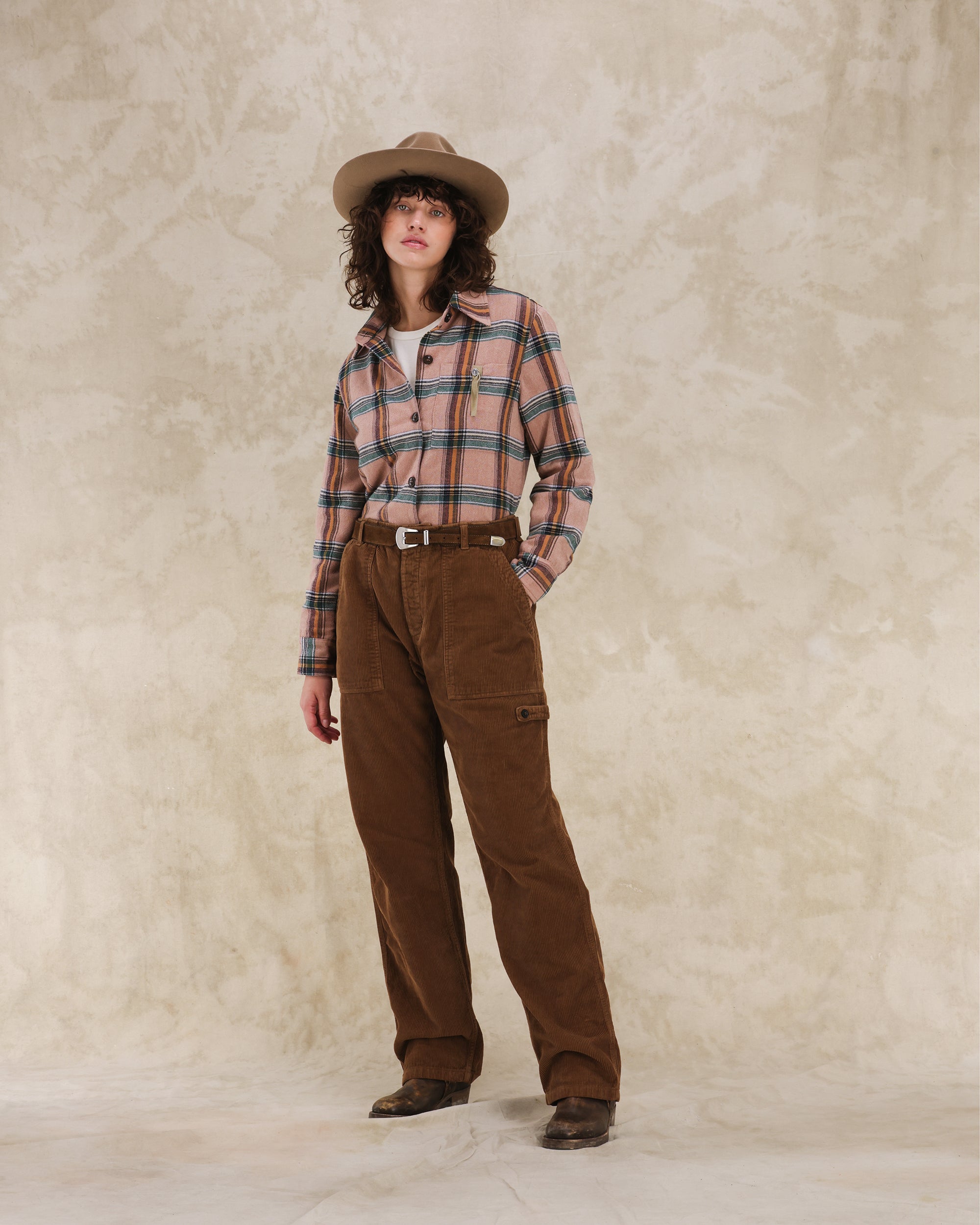 Jerryt Pantaloni Fatigue In Velluto A Coste
