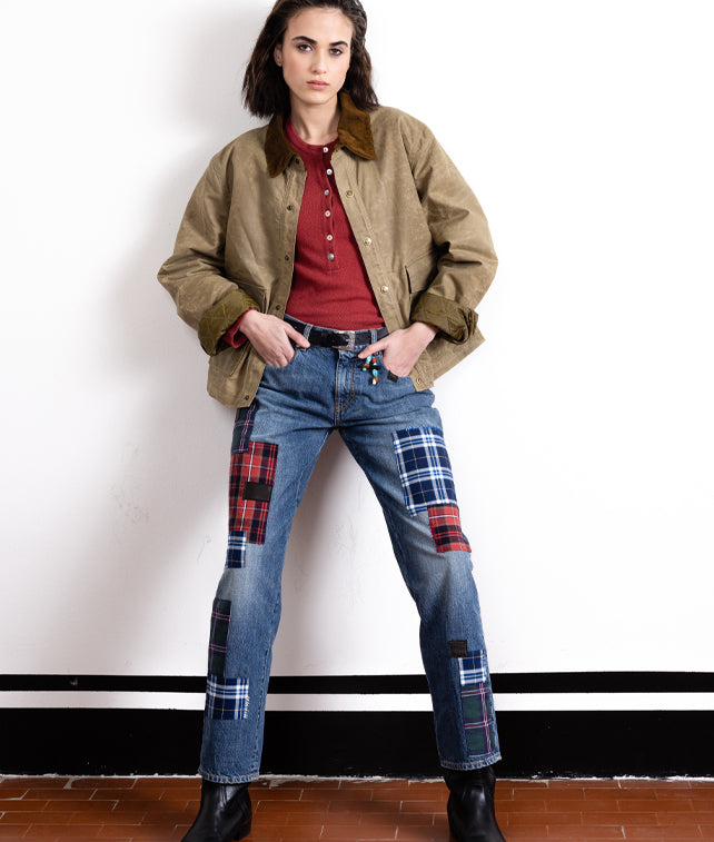 Jill Denim Trousers 5 pockets Custom Wash