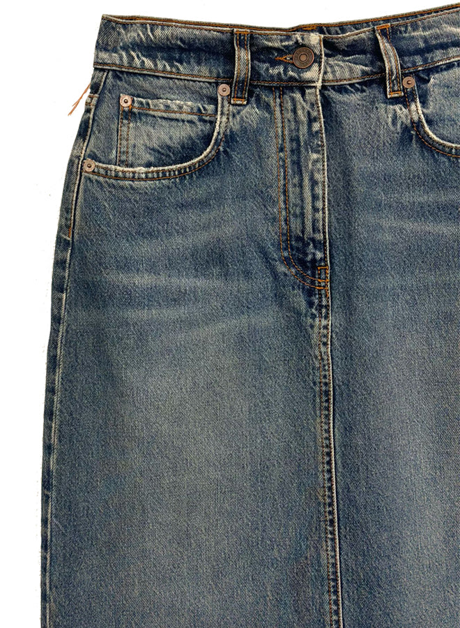 Jorgy Denim Skirt Stone Wash