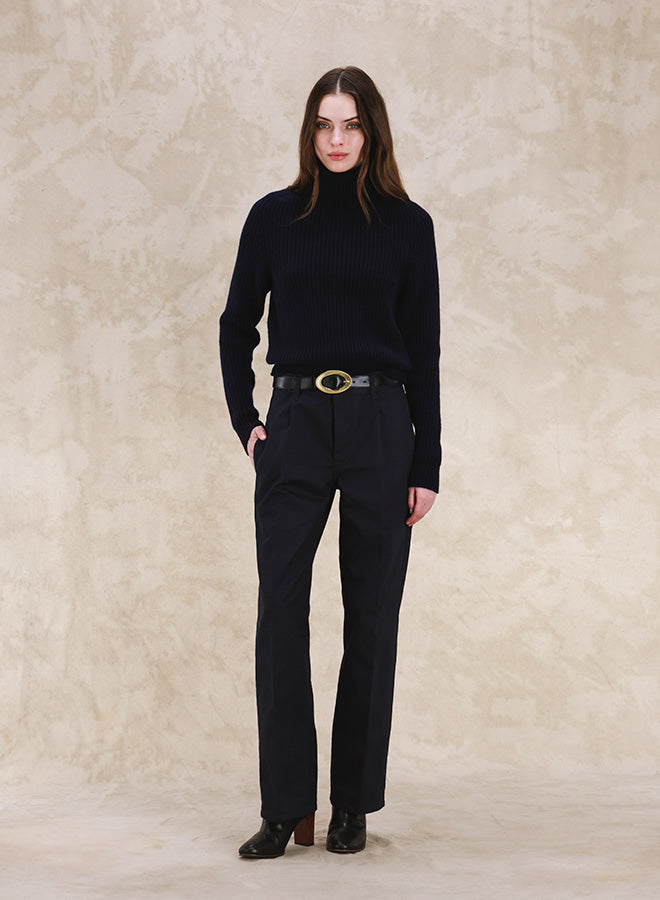 Judy Heavy Canvas Cotton Trousers