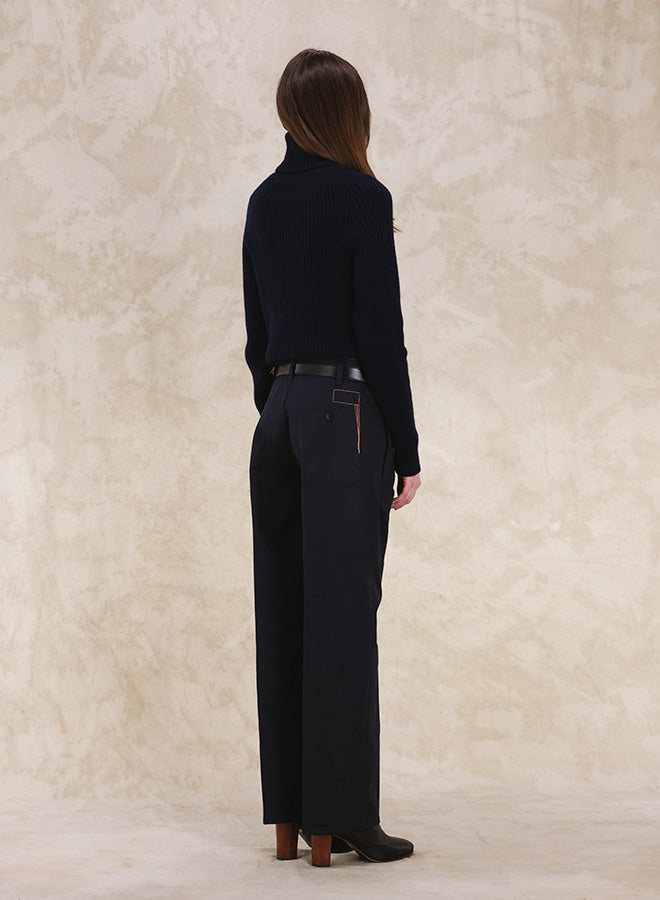 Judy Heavy Canvas Cotton Trousers