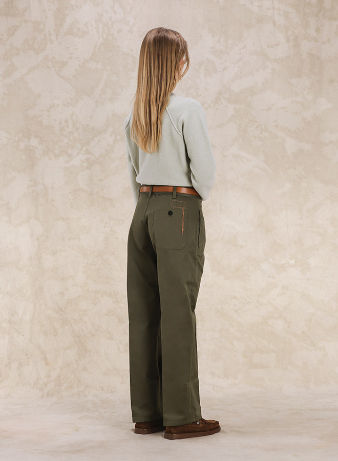 Judy Heavy Canvas Cotton Trousers