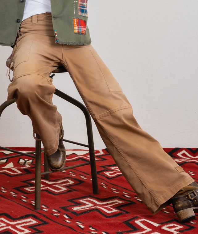 Juniat Pantaloni Cargo In Twill Di Cotone