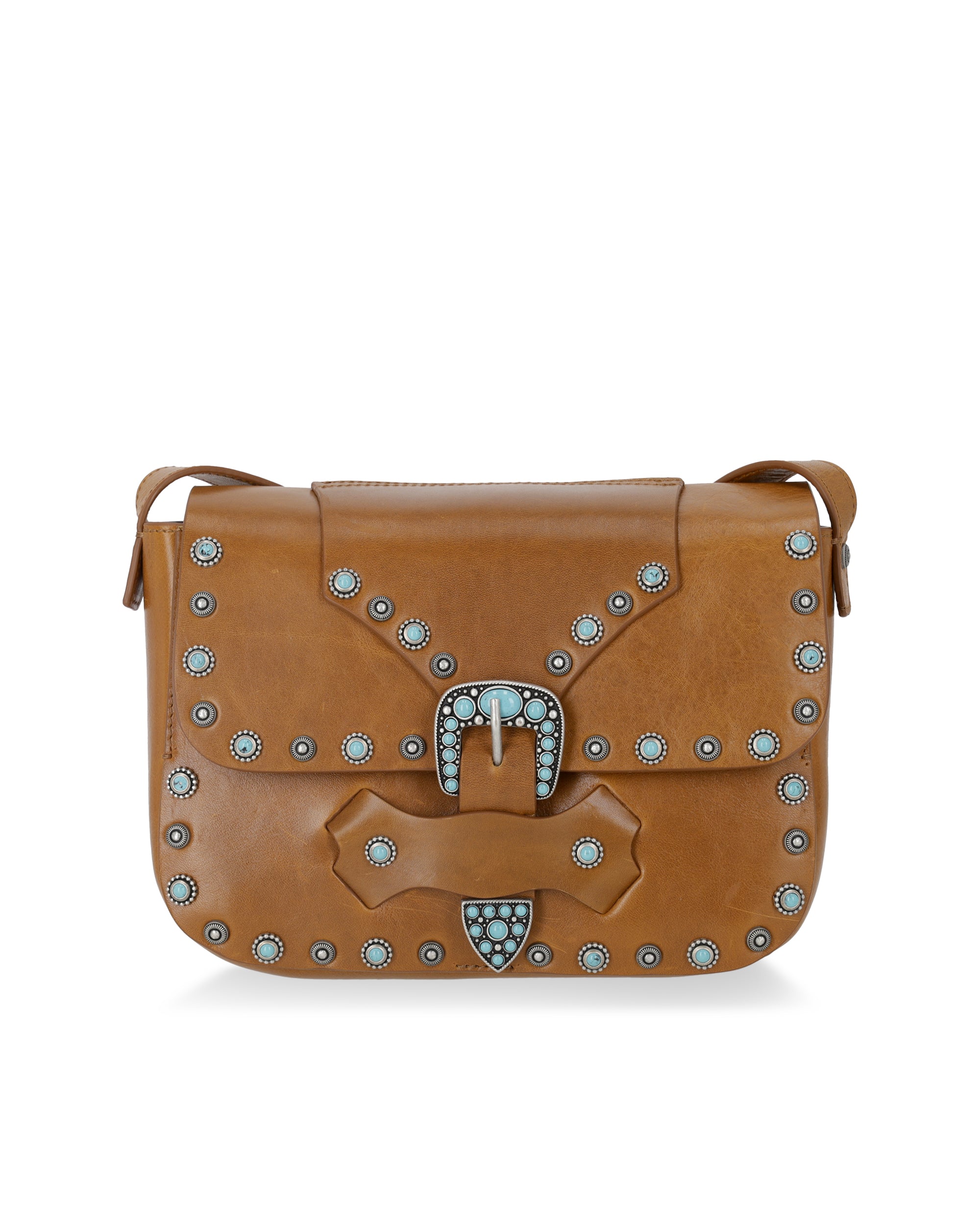 Kaya Bag Calf Leather Turquoises