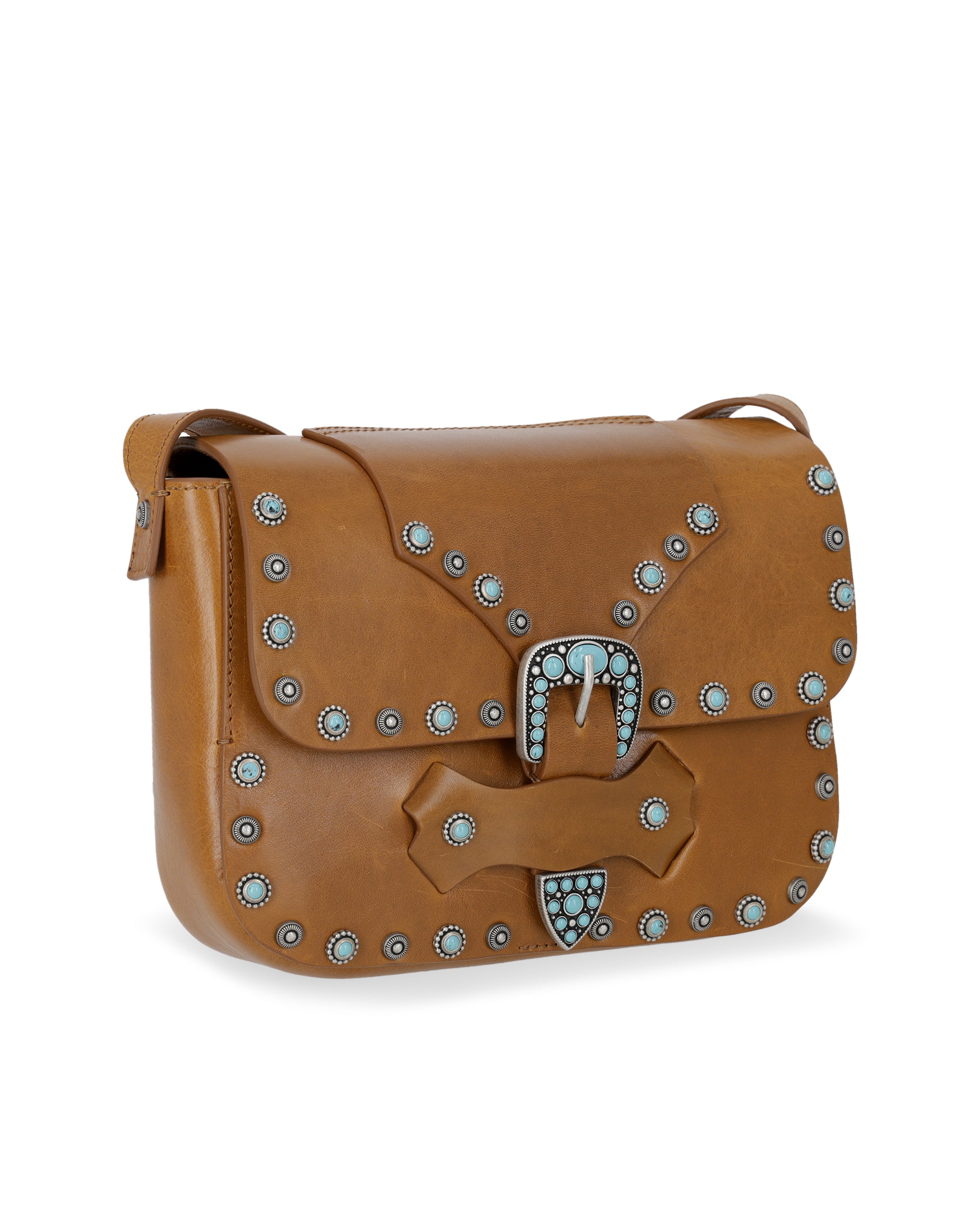 Kaya Bag Calf Leather Turquoises