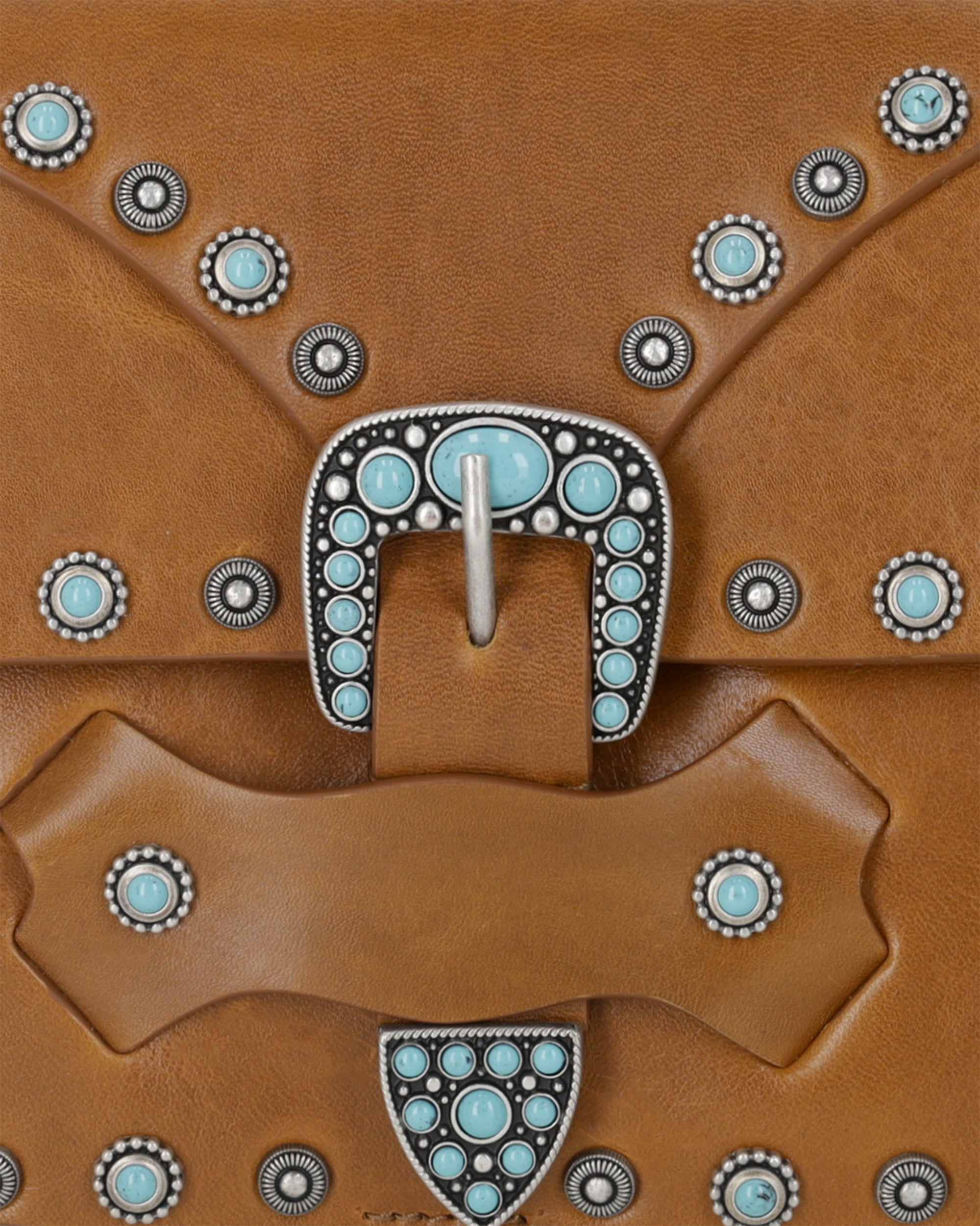 Kaya Bag Calf Leather Turquoises