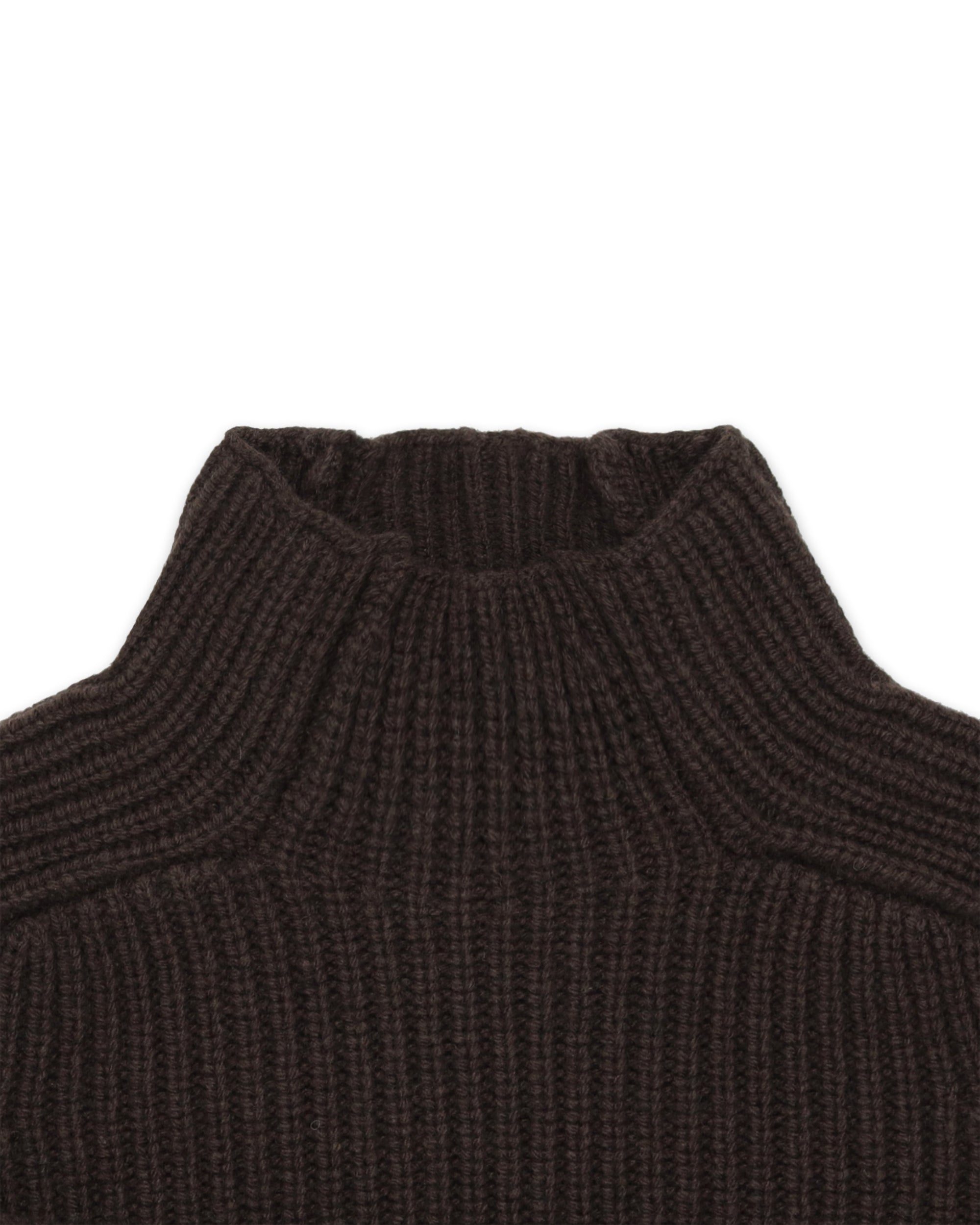 Leona High Neck Wool and Cashmere Sweater