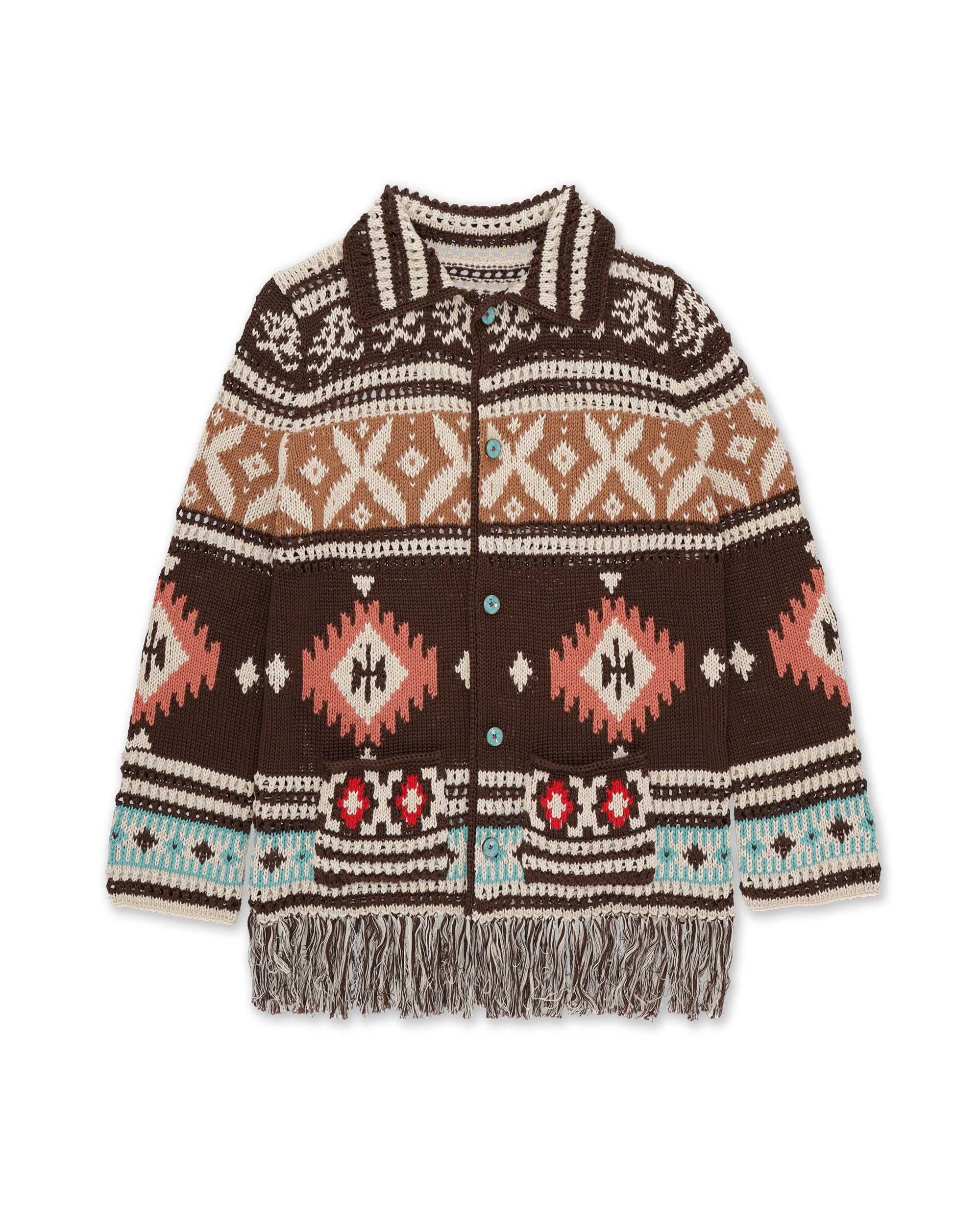 Lilly Cardigan Navajo Alpaca E Cotton