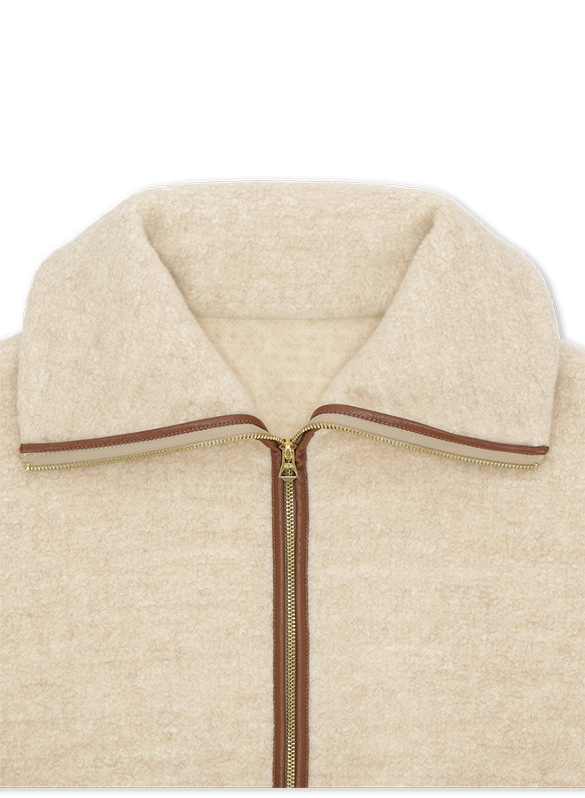 Lolie Giacca Teddy In Cashmere E Seta