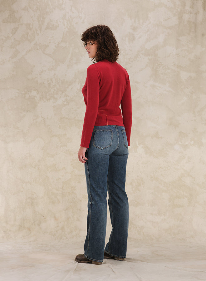 Lou Knit Henley Cashmere