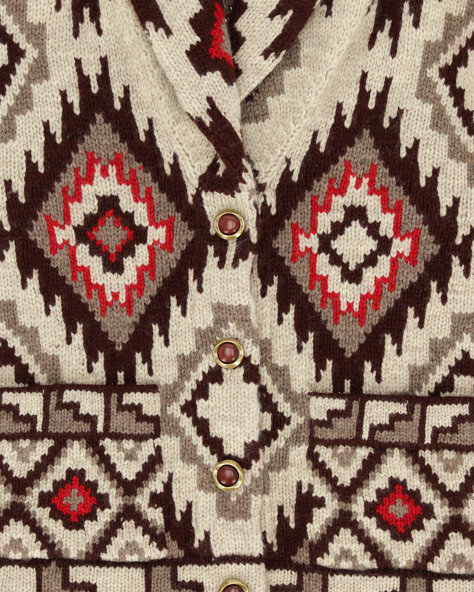 Lydie Cardigan Wool Motivo Navajo