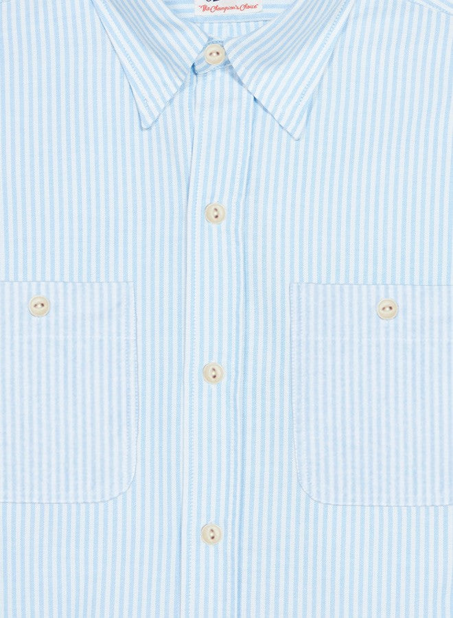 Work Camicia In Cotone Oxford A Righe
