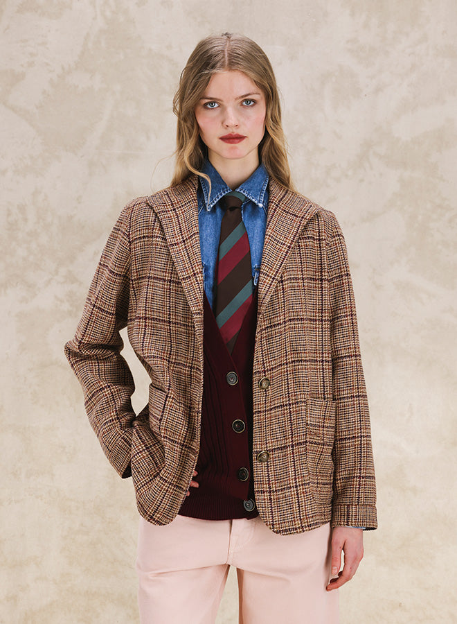 Scotland Giacca Classica In Lana A Quadri