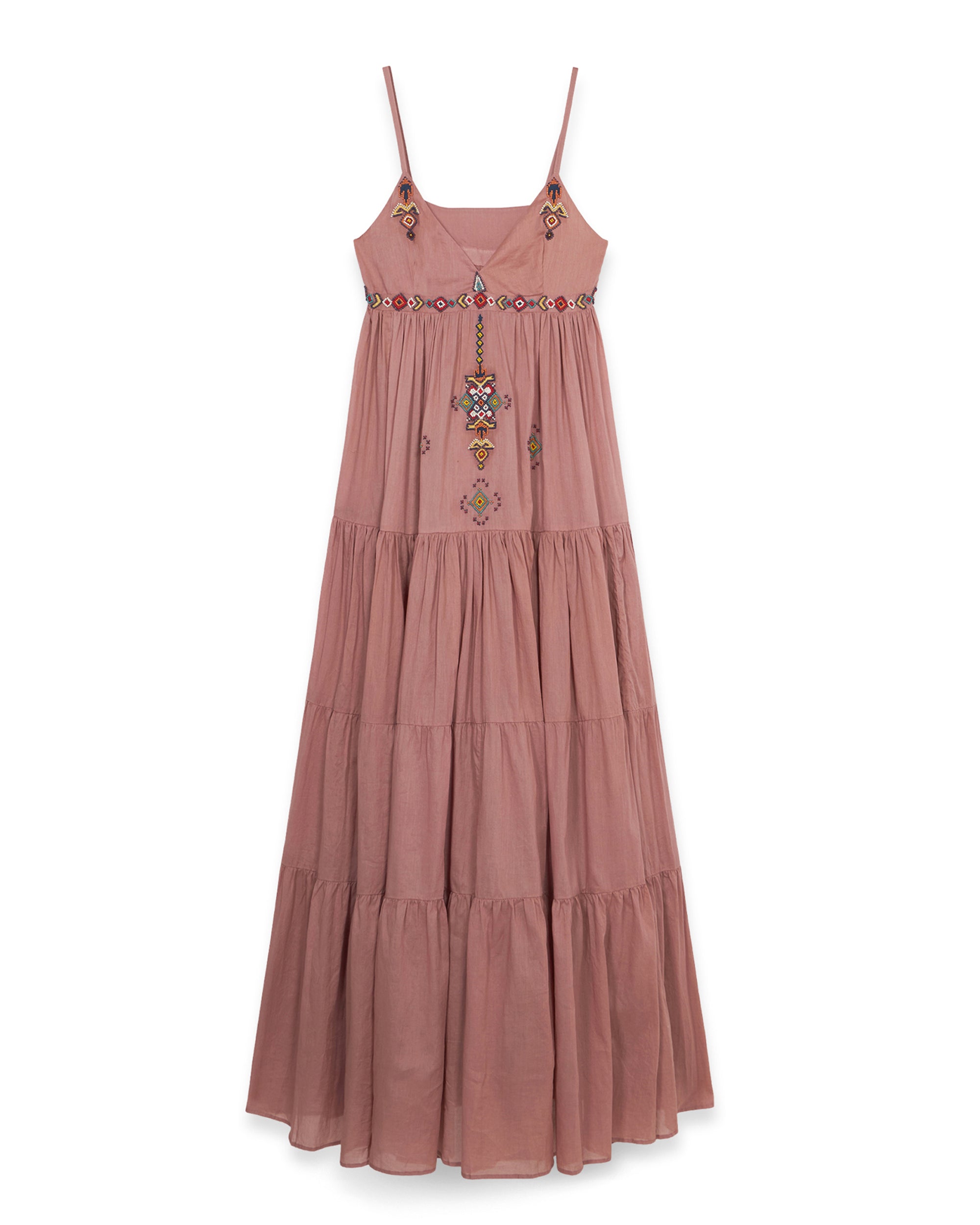 Amelie Embroidered Cotton Dress