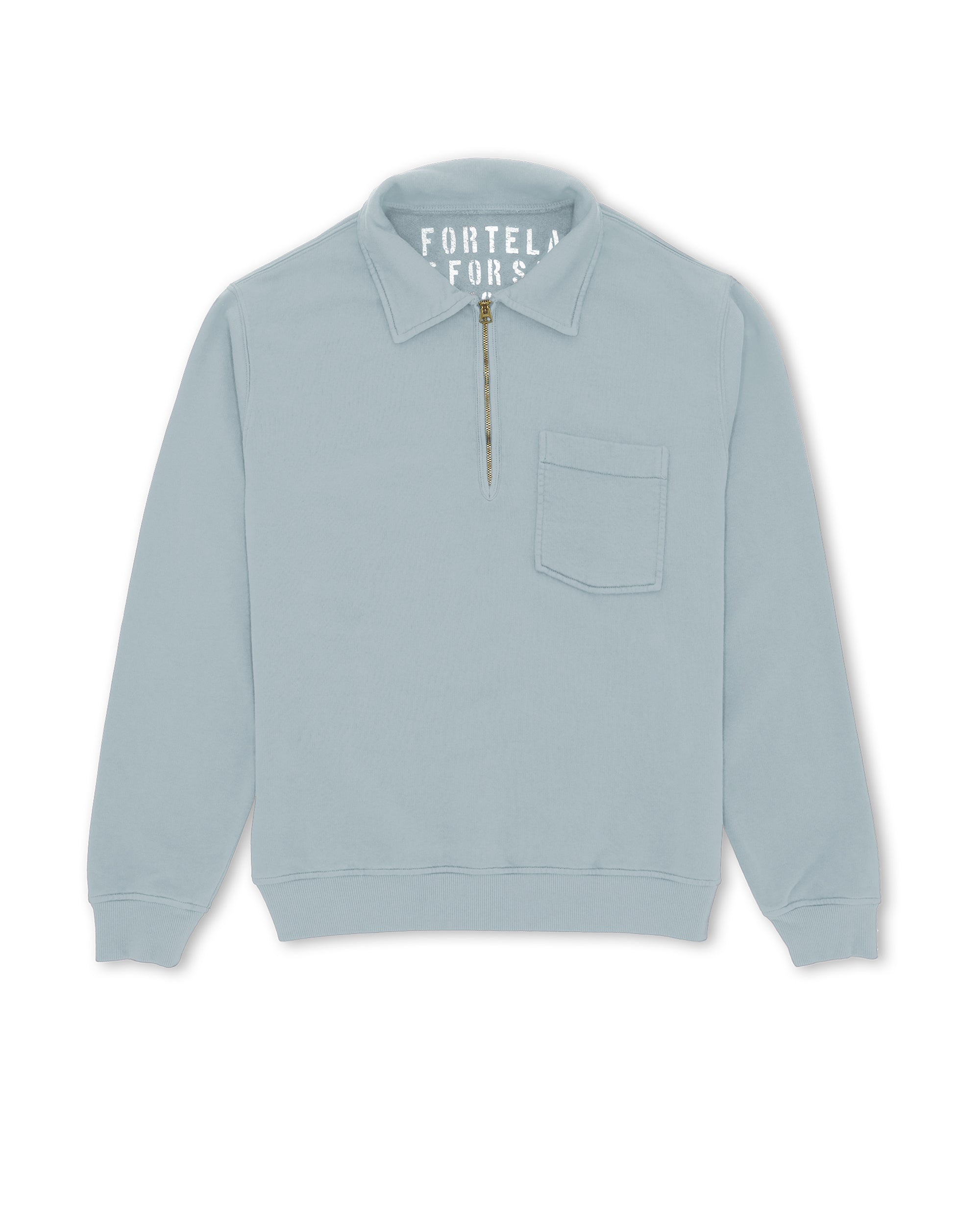 Yale Felpa In Cotone Con Colletto E Zip