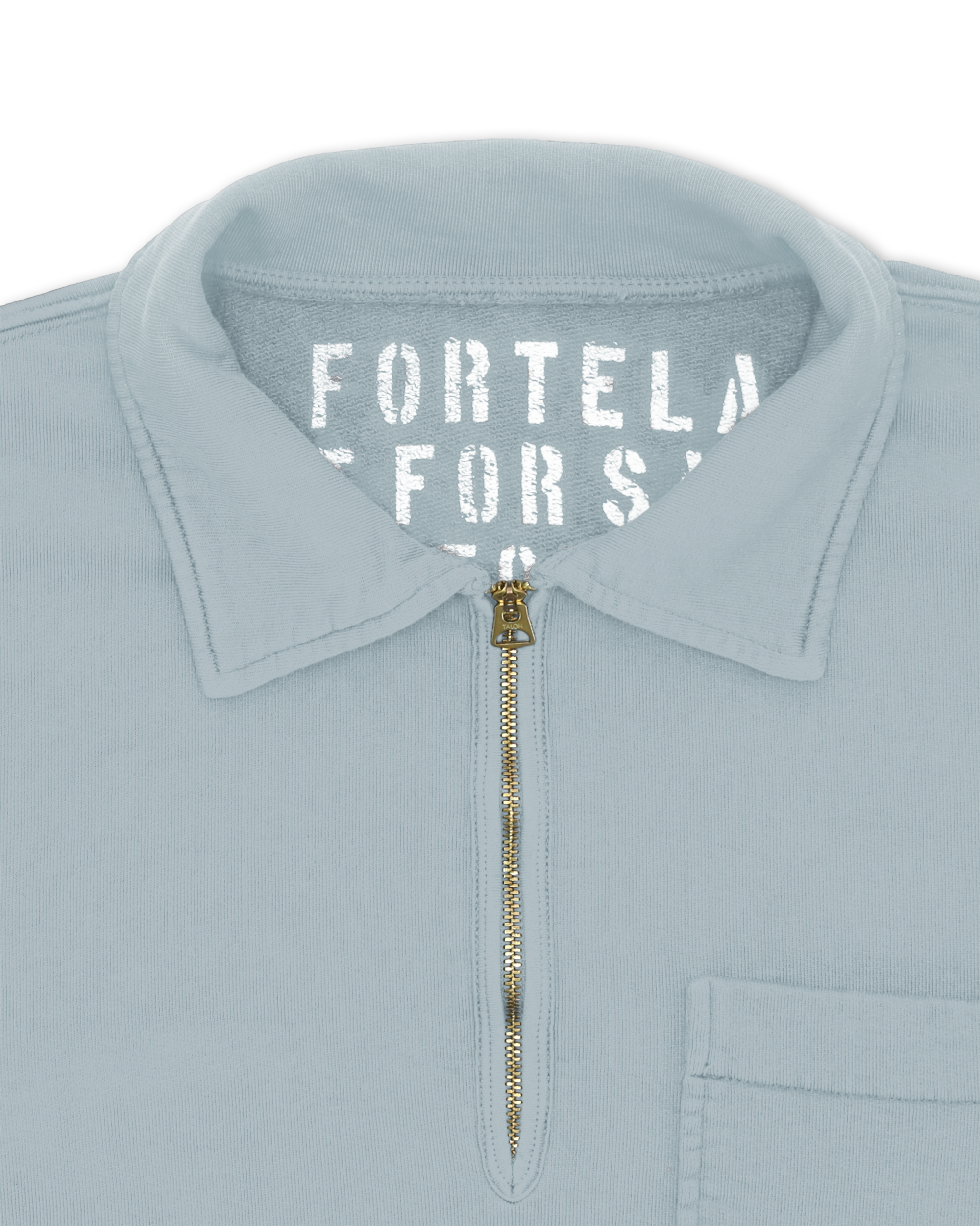 Yale Felpa In Cotone Con Colletto E Zip