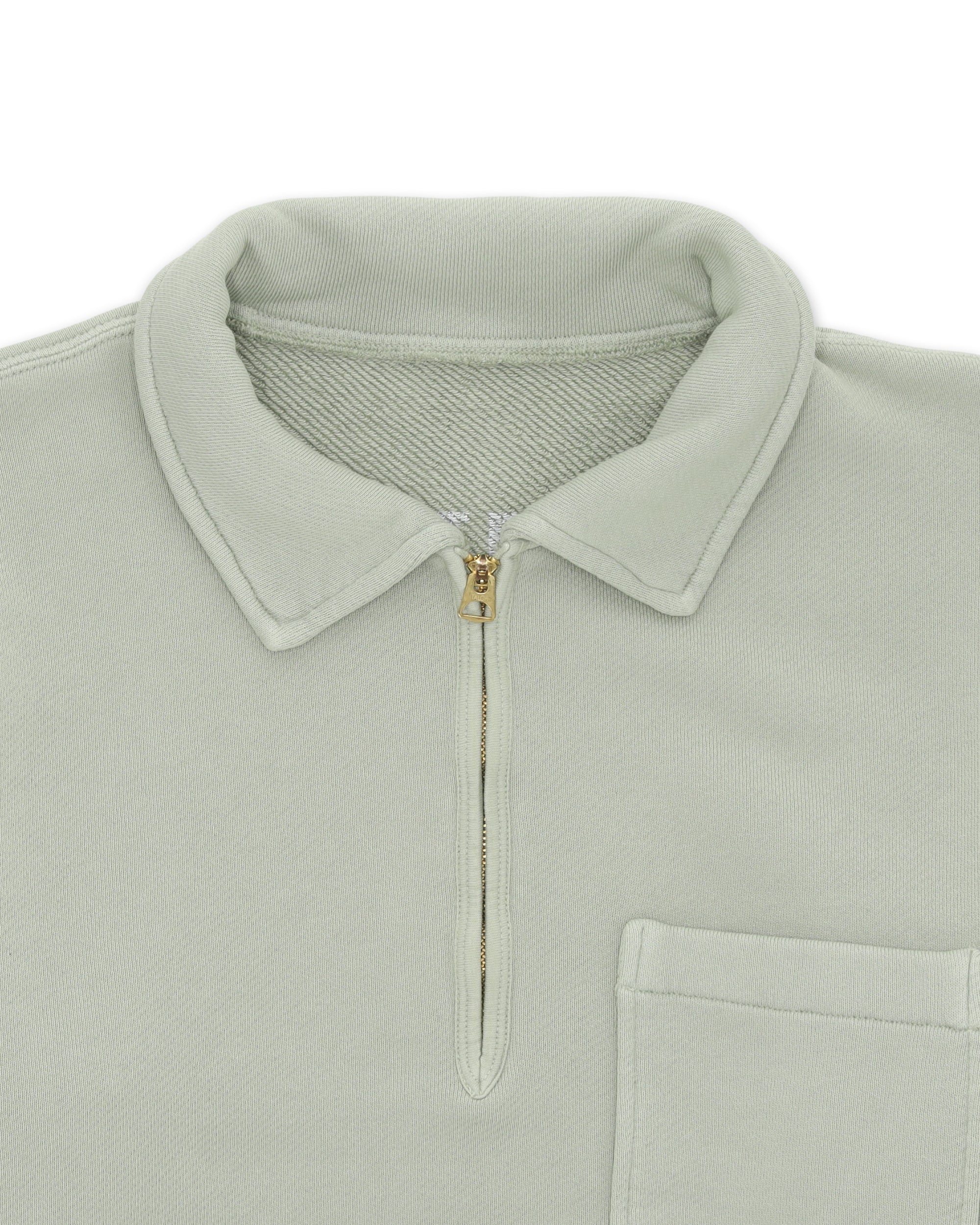 Yale Felpa In Cotone Felpato Con Colletto E Zip