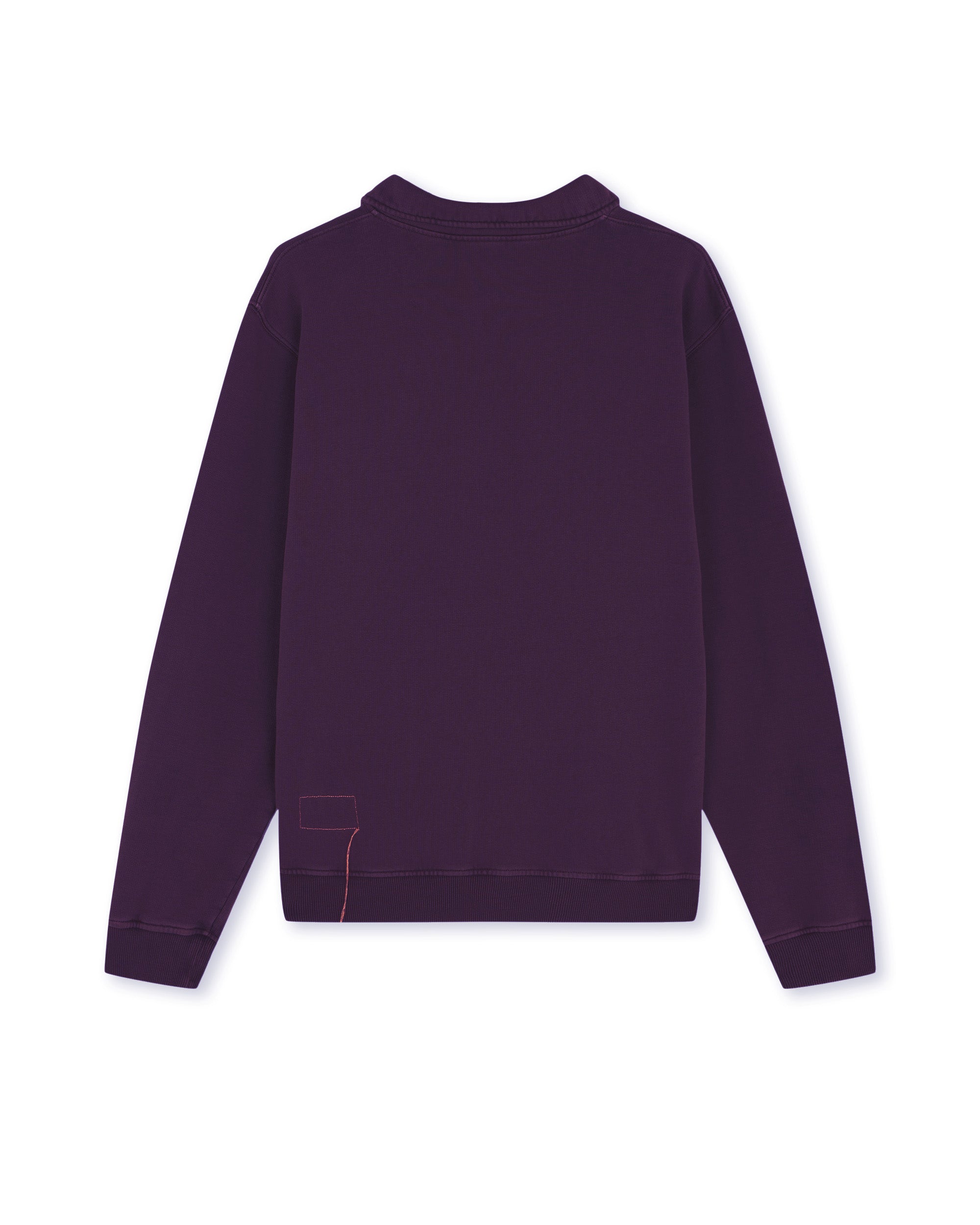Yale Fleece Jersey Quarter Zip Collared Sweatshirt