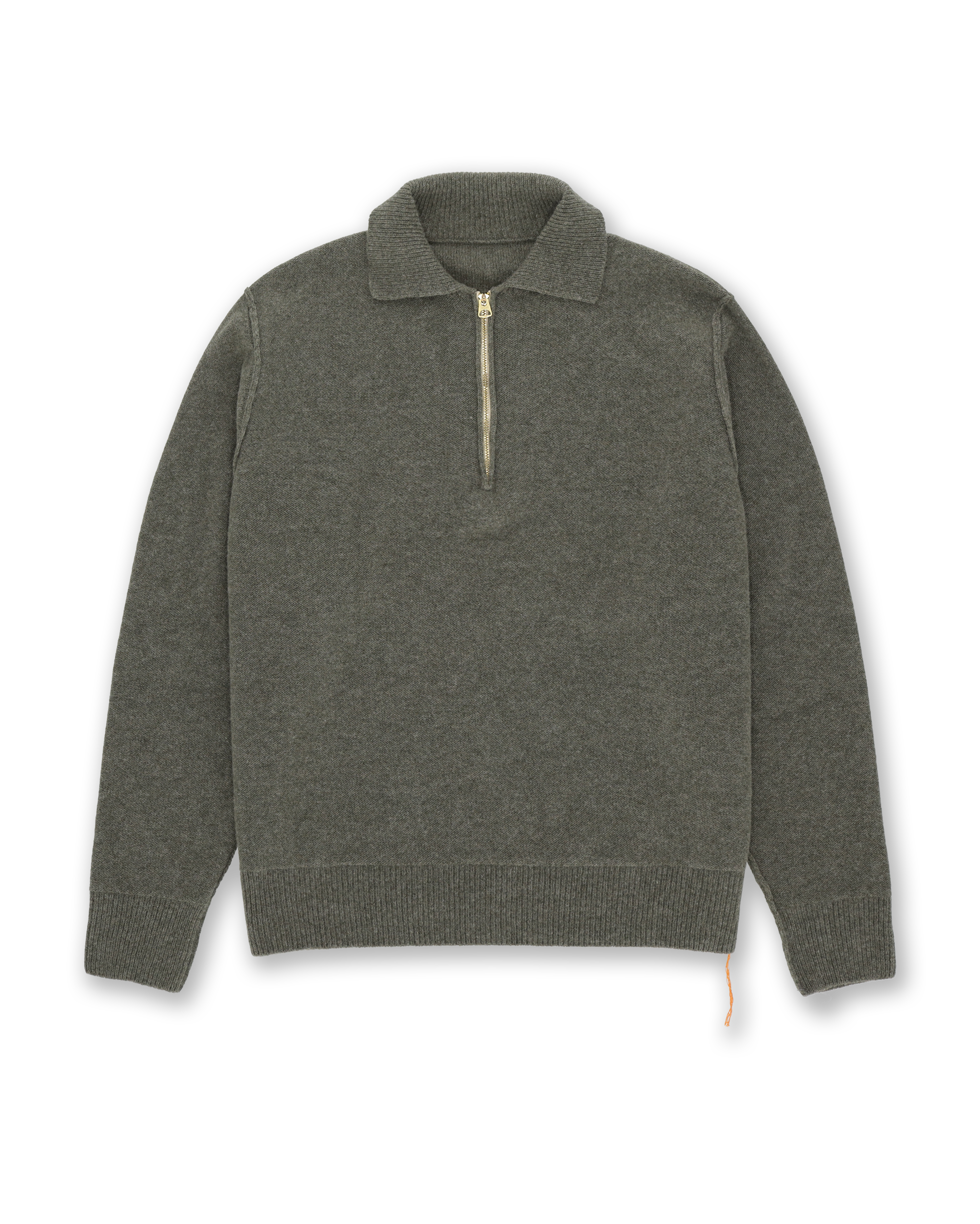 Yale Knit Wool Colletto E Zip