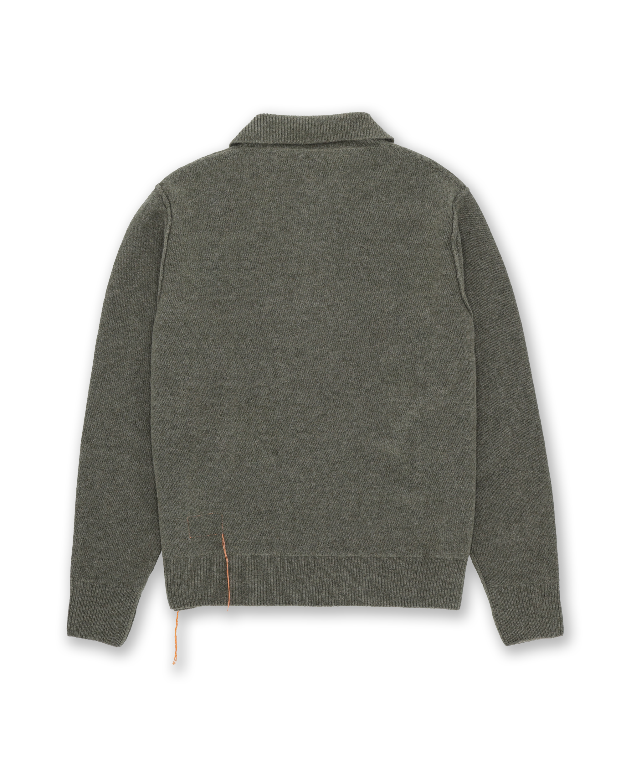 Yale Knit Wool Colletto E Zip
