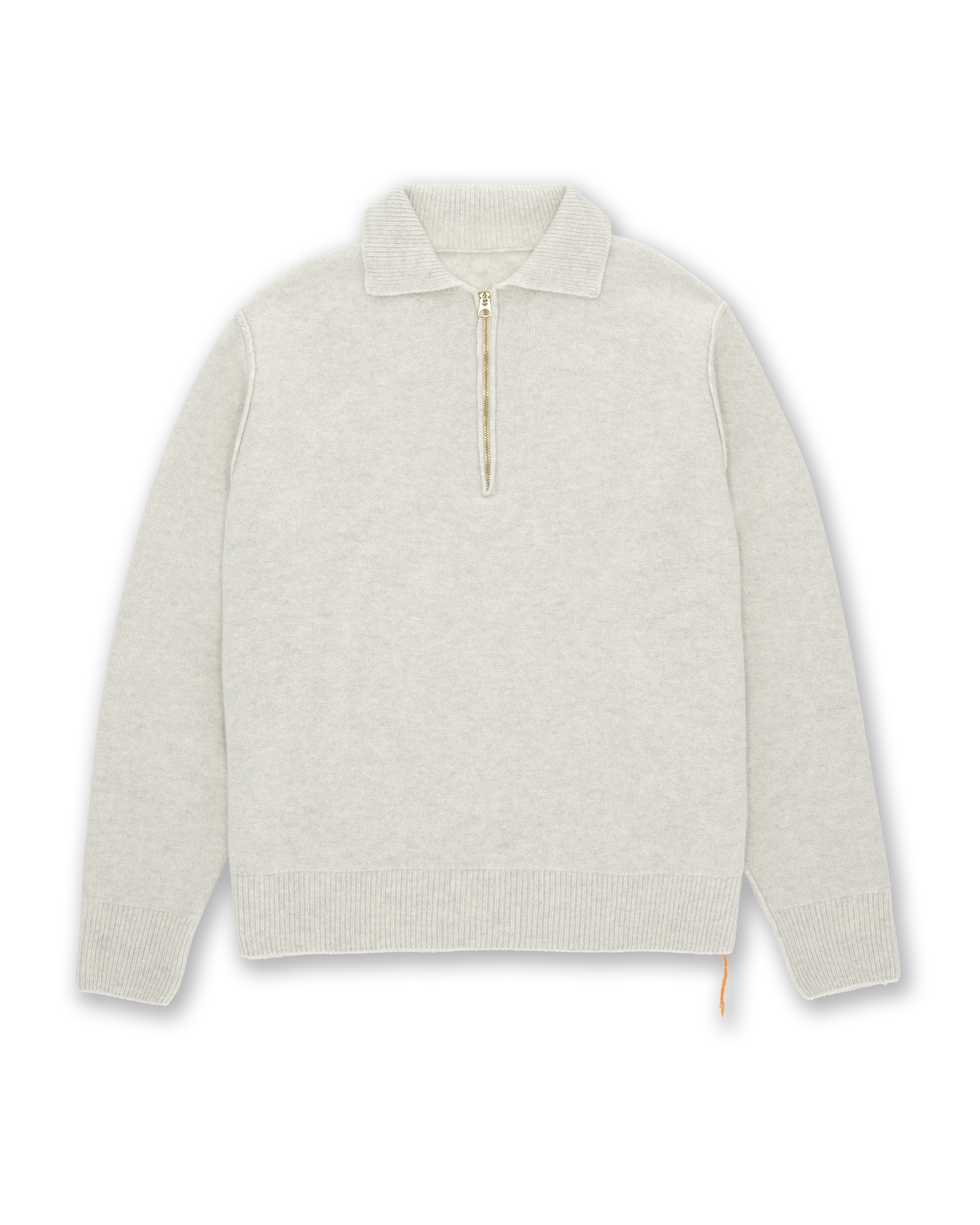 Yale Knit Wool Colletto E Zip