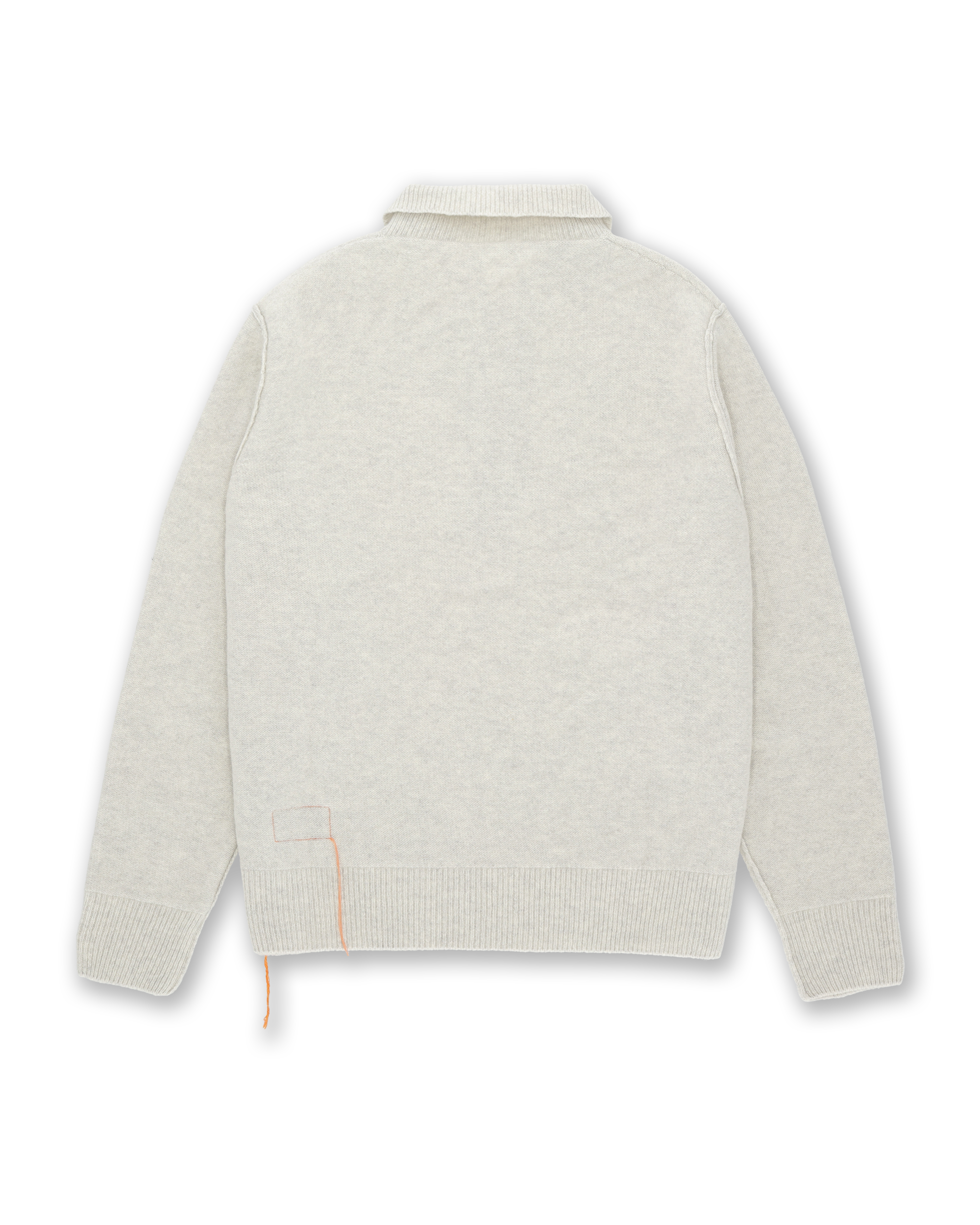 Yale Knit Wool Colletto E Zip