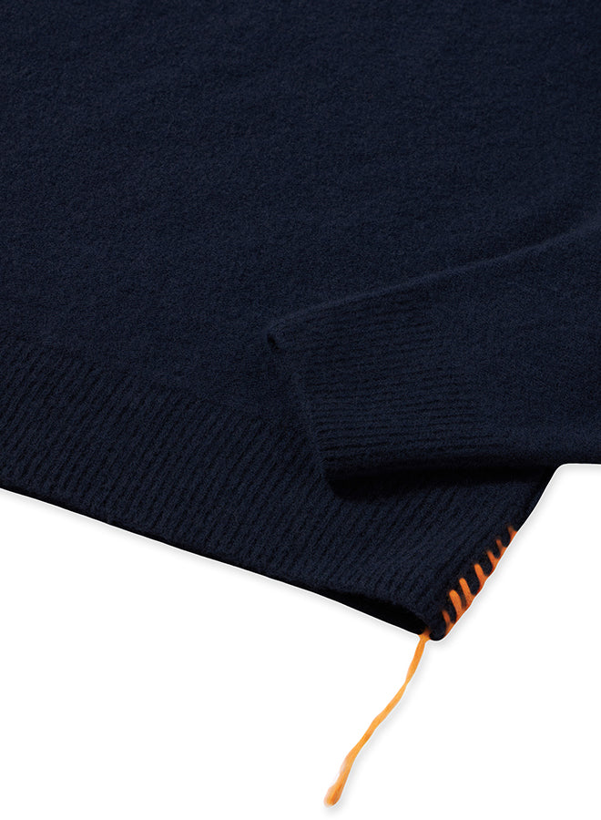 Yale Wool Sweater With Collar And Zip