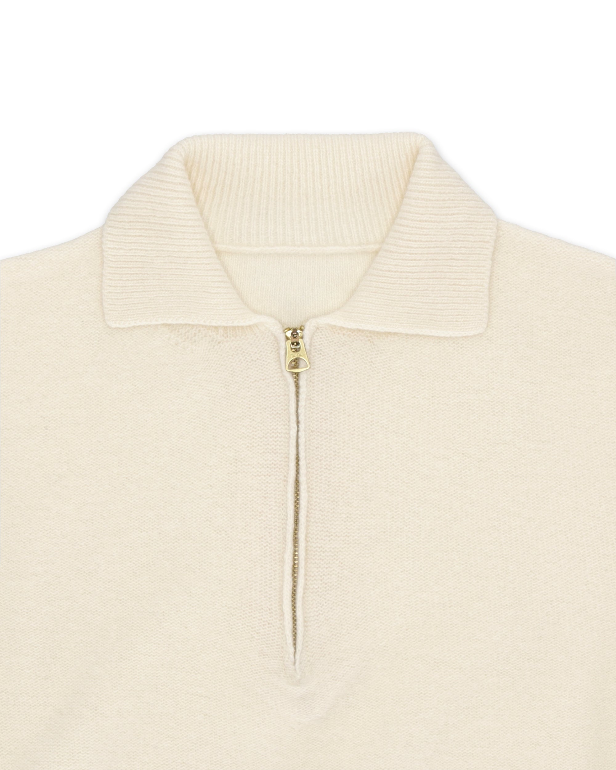 Yale Maglia In Lana Con Colletto E Zip