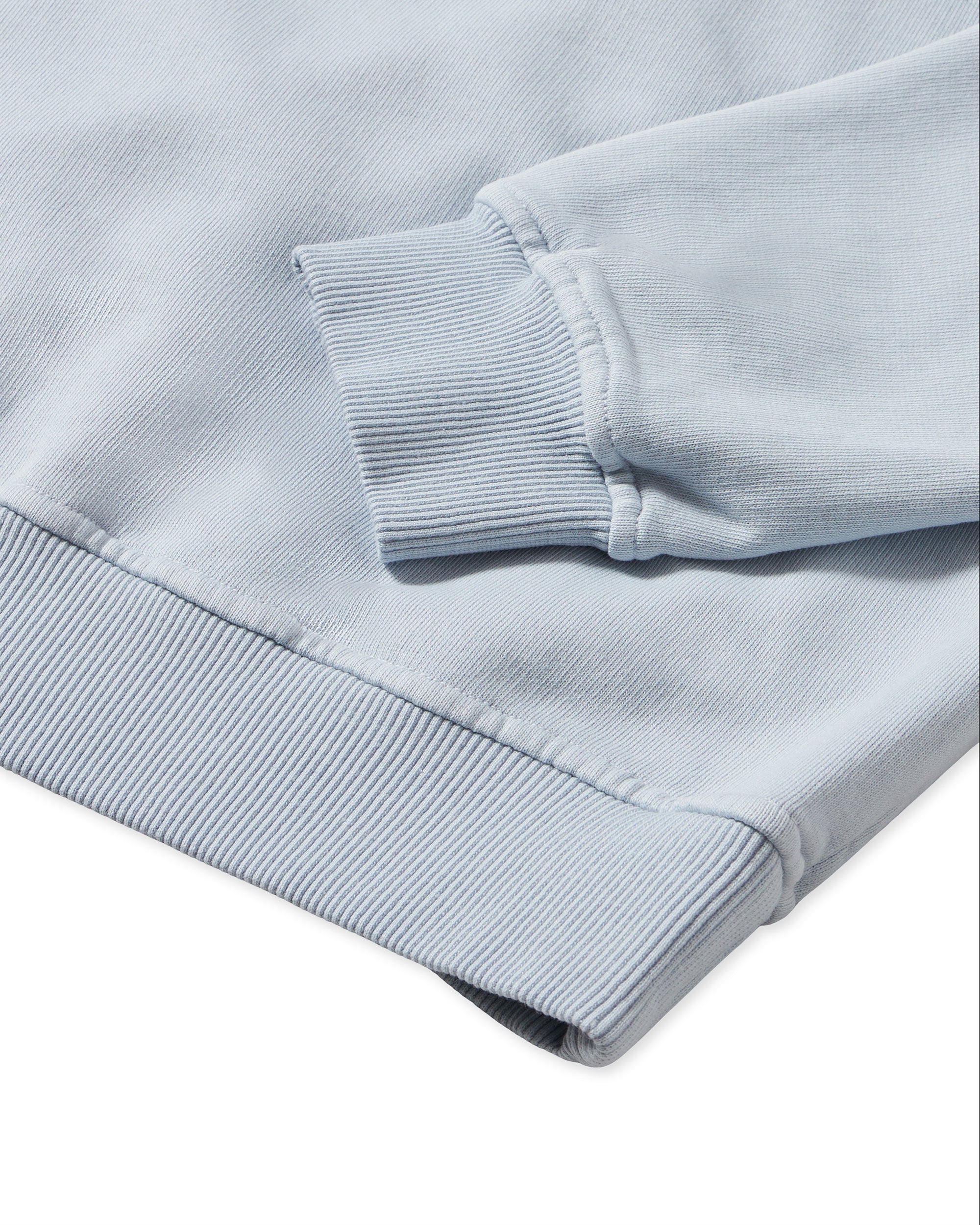Yalep Brushed Jersey Quarter Zip Collared Sweatshirt