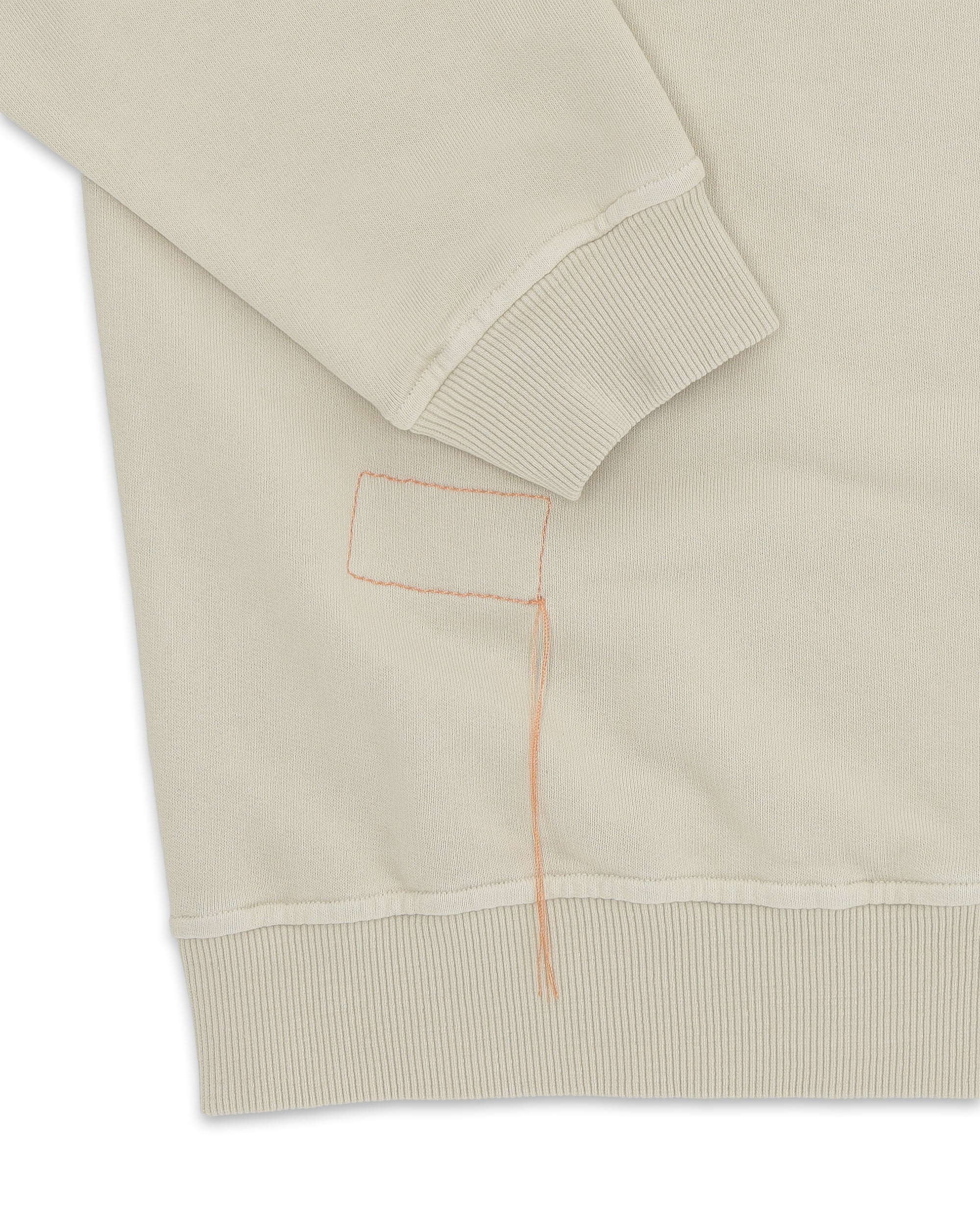 Yalep Brushed Jersey Quarter Zip Collared Sweatshirt
