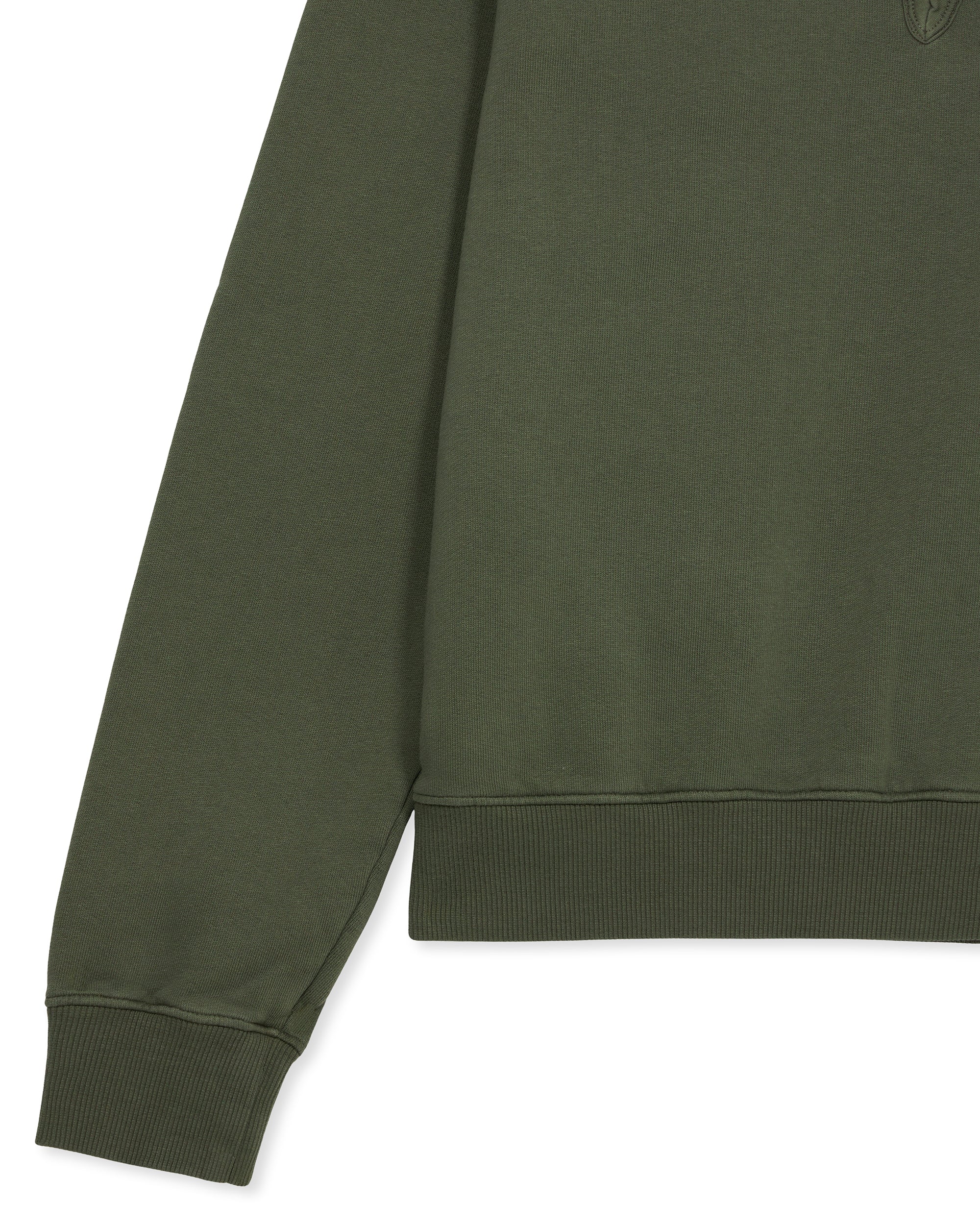 Yale Felpa In Cotone Felpato Con Colletto E Zip