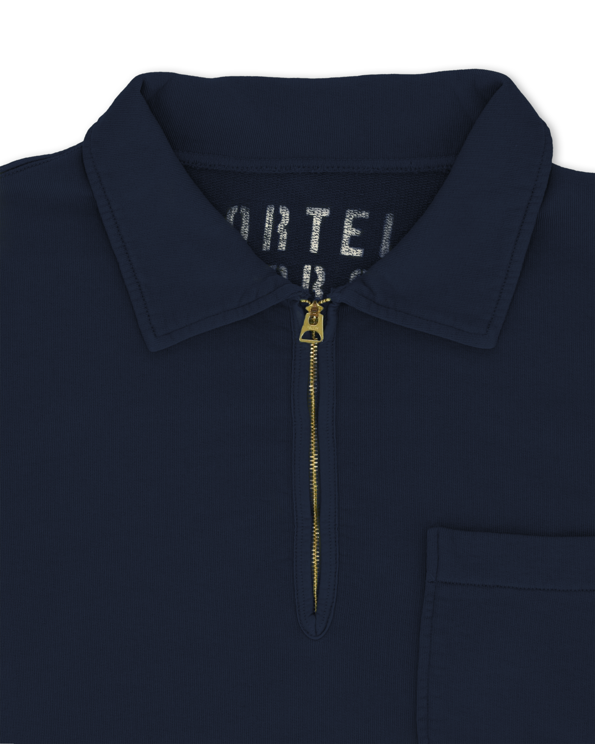 Yalepm Polo In Jersey Garzato Con Zip a Maniche Corte