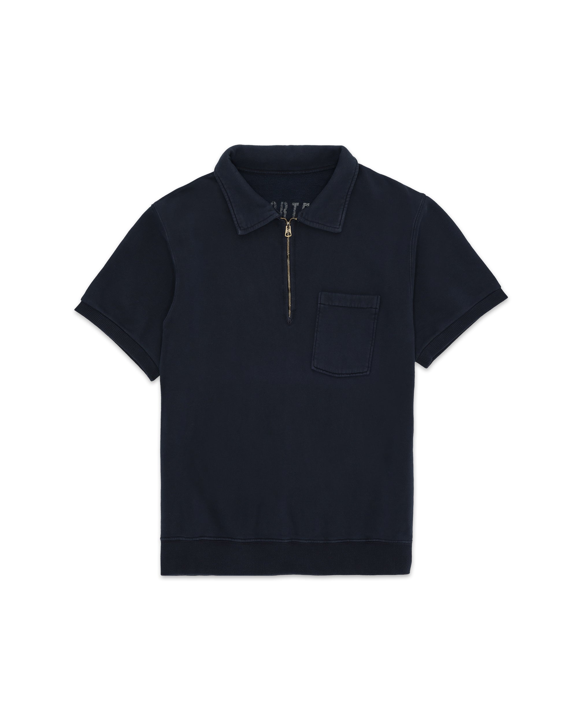 Yalepm Polo Fleece Jersey Quarter Zip Collared Sweatshirt