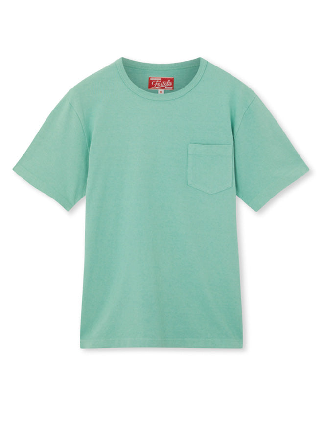 Tubejp T-shirt With Chest Pocket Cotton