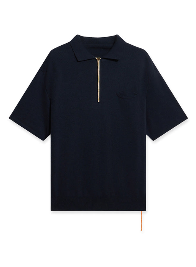 Laight Polo Short Sleeves Zip 3/4