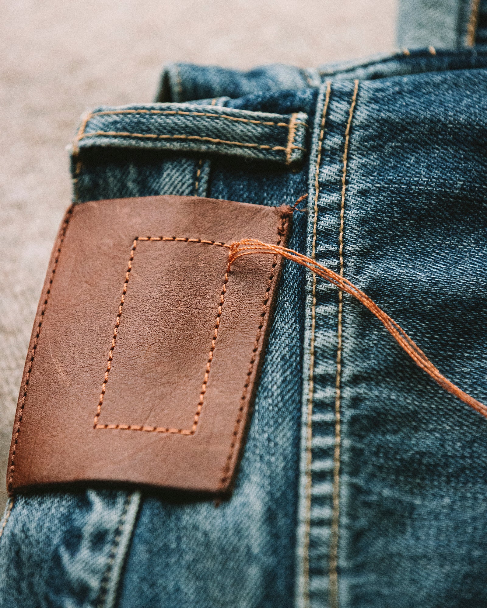 961 John Japan Denim Selvedge 5-pocket Slim Fit Stone Wash