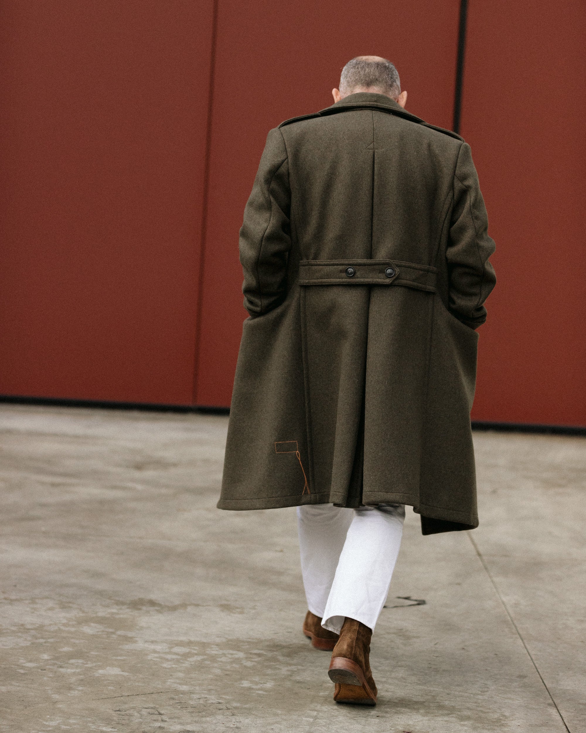 Balbo Coat Double-breasted Wool