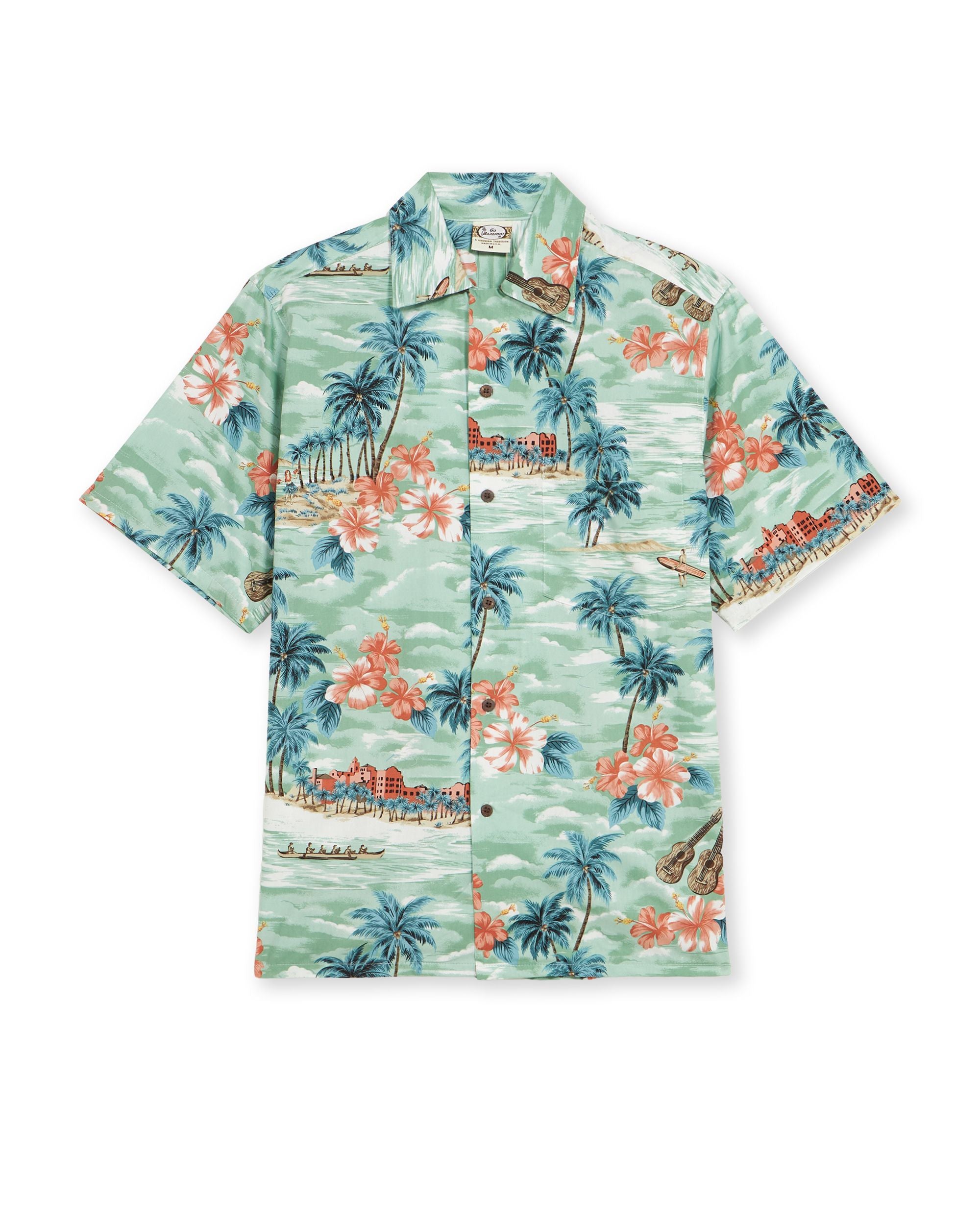 Fiji Cotton Printed Short Sleeve Shirt