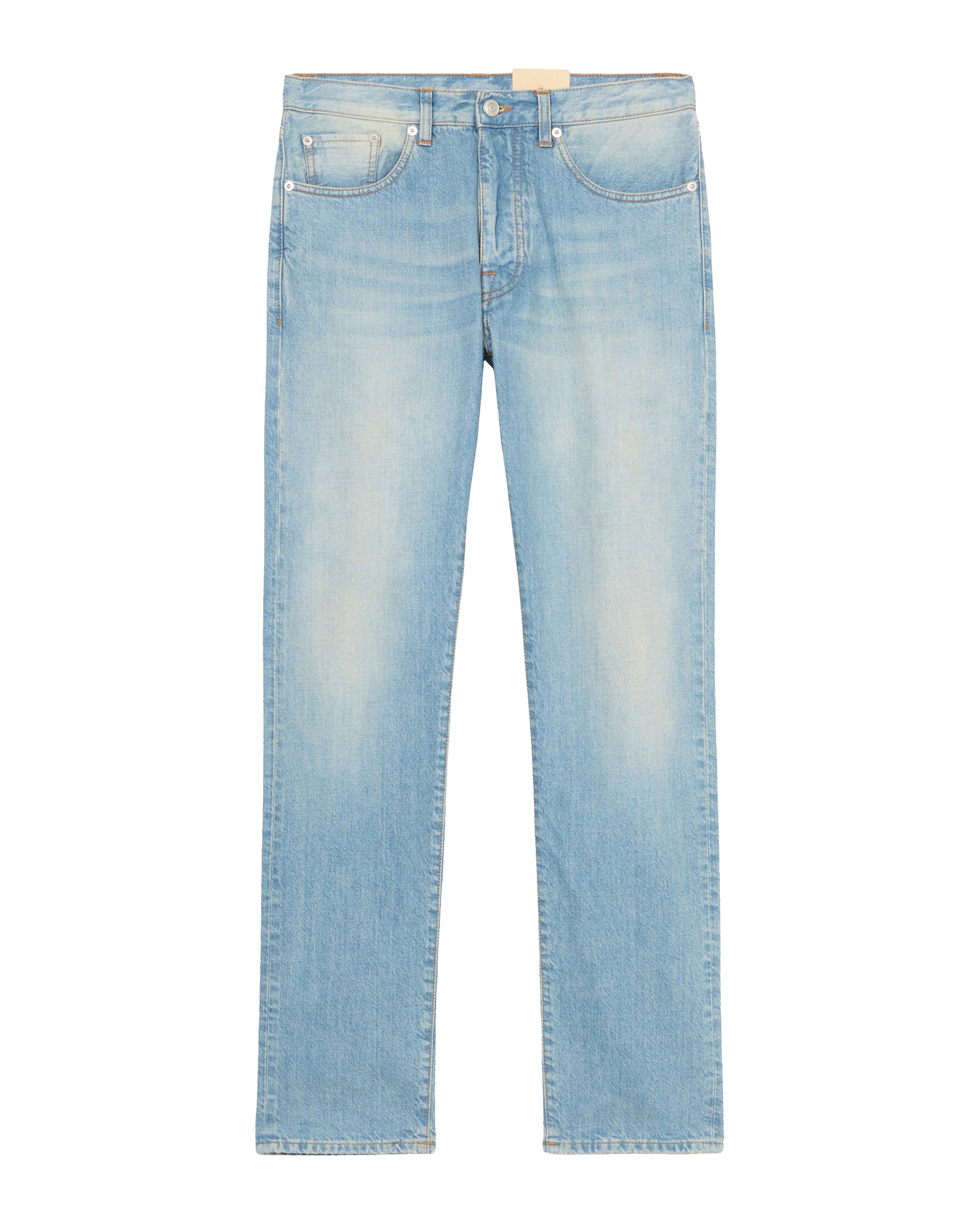 966 John Denim Trousers 5 Pockets Regular Fit Stone Wash