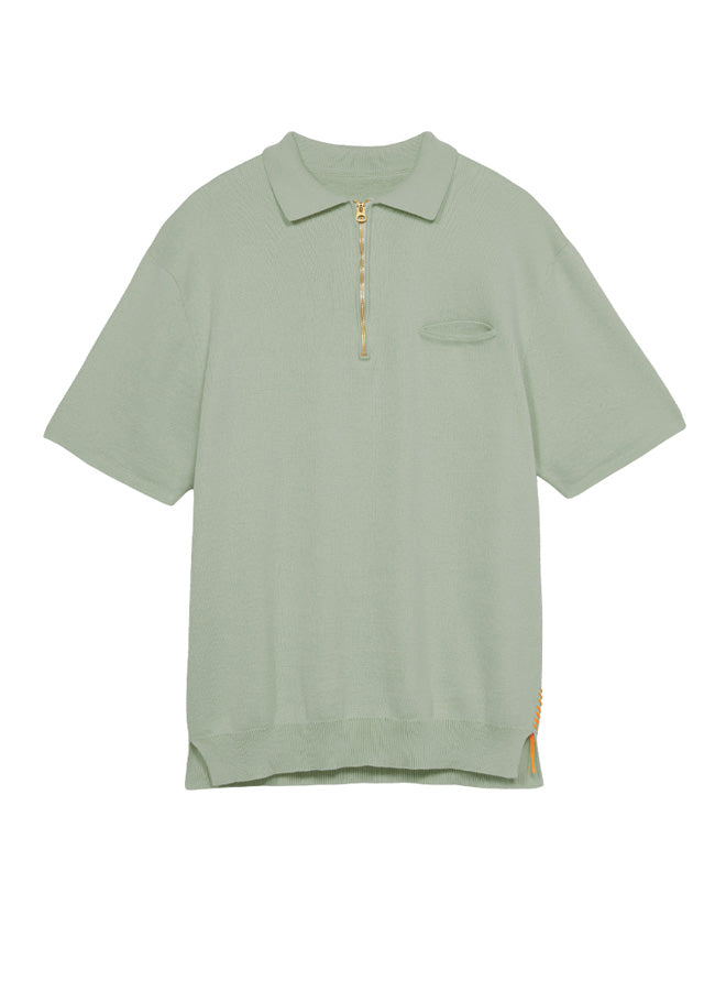 Laight Polo Short Sleeves Zip 3/4