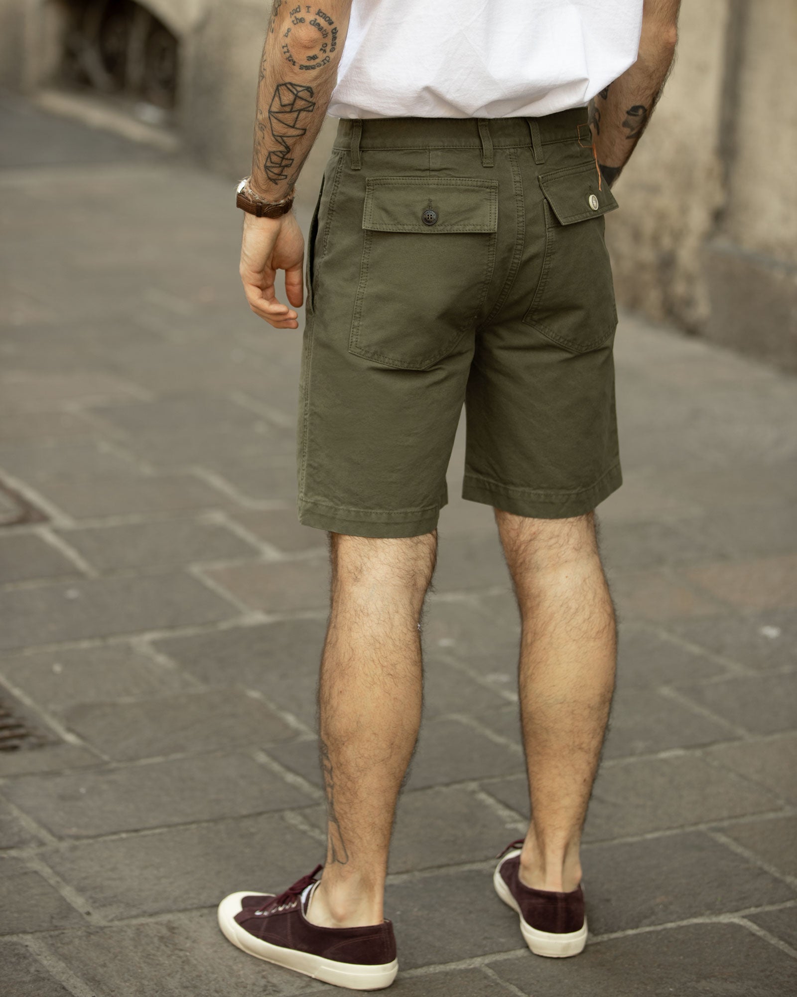 Rebelt Bermuda With Pockets Cotton
