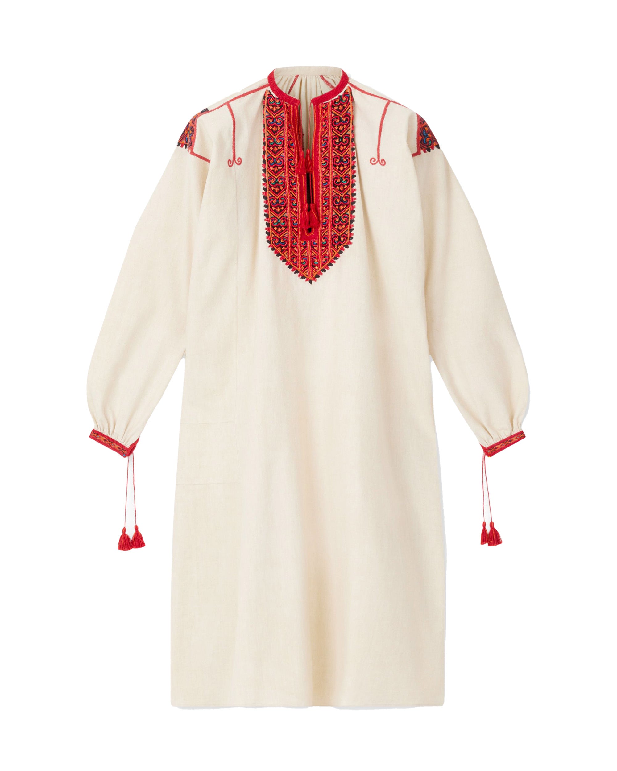 Afra Embroidered Cotton Dress