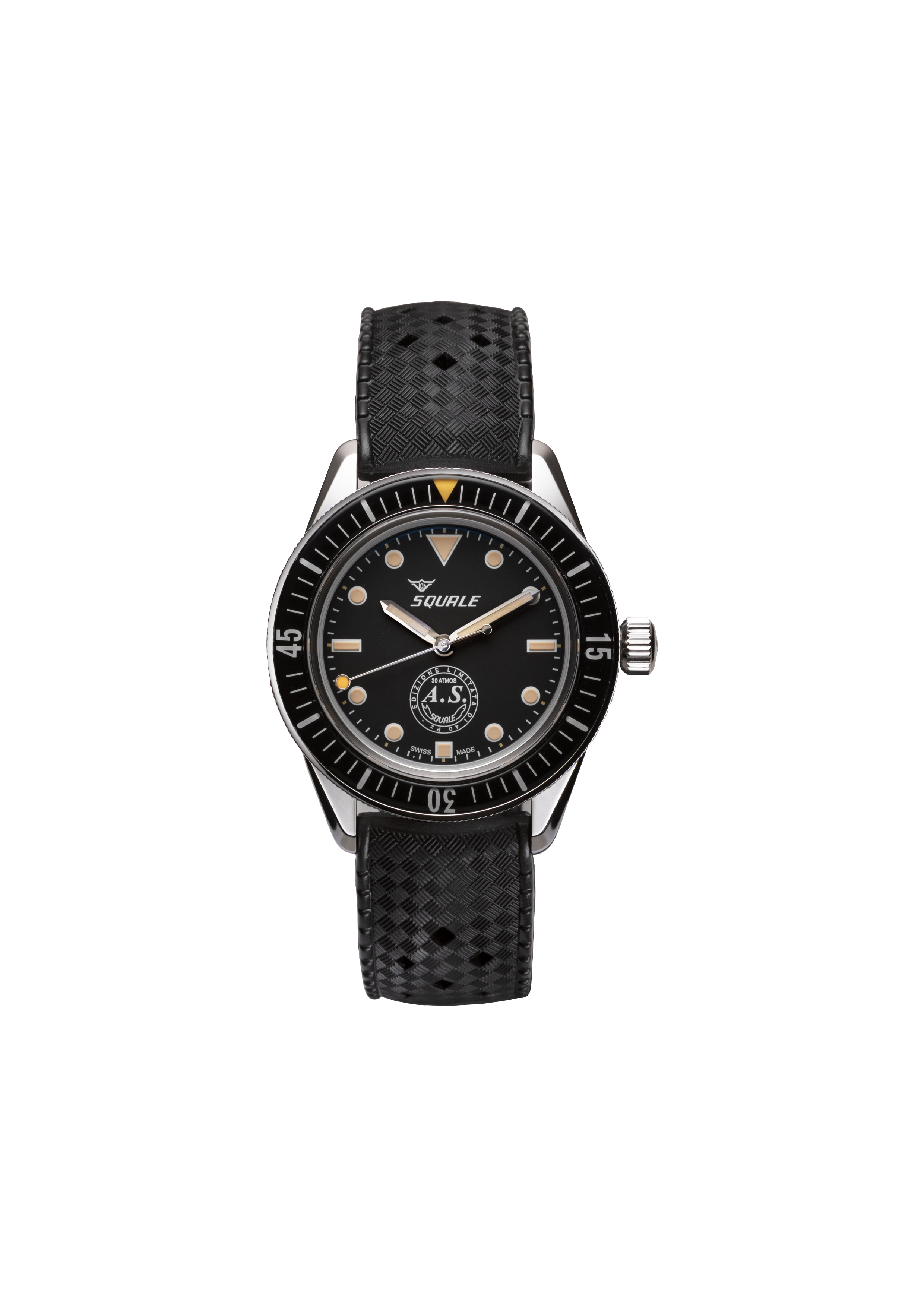 AS x Squale Black Dial