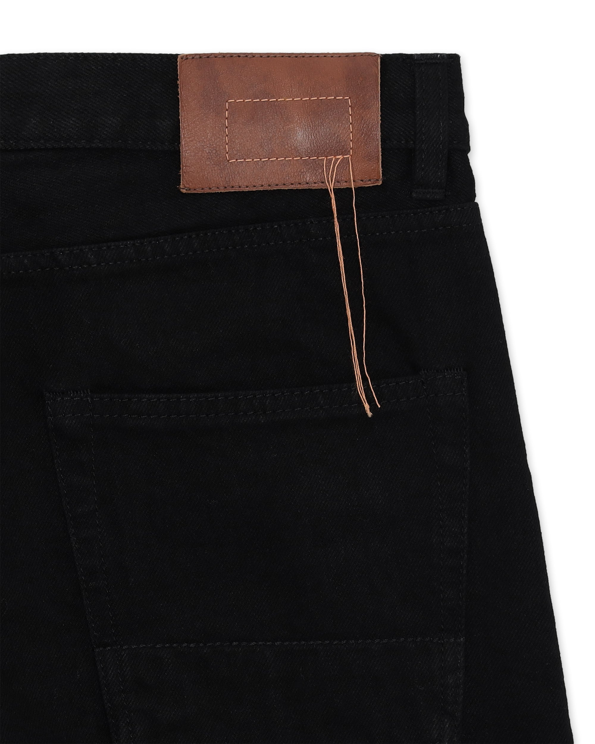 965 John Japan Denim Cimosato 5 Tasche Regular Fit Black