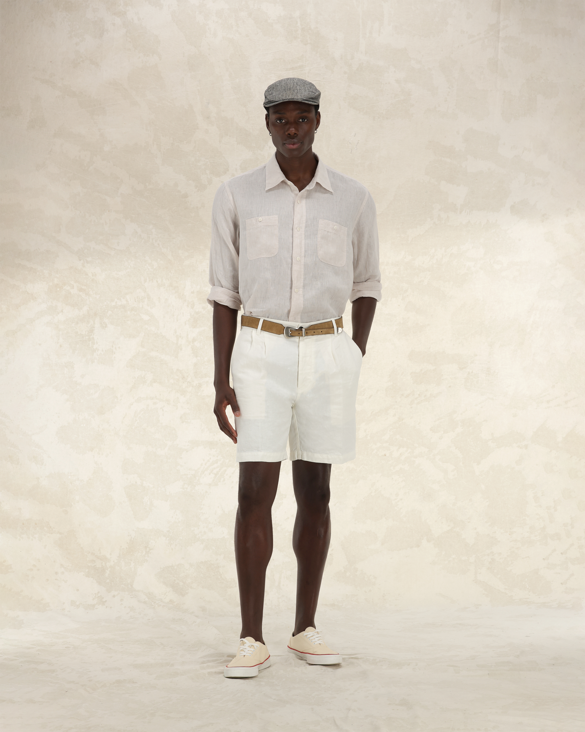 BEACHSHORT-MA792 WHI