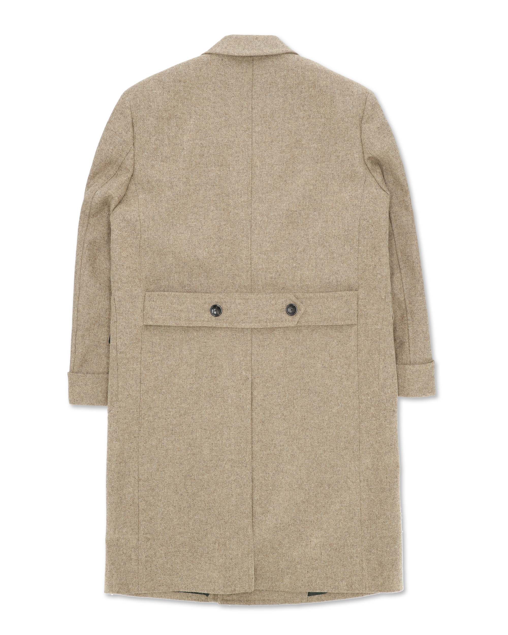 Bogart Double-breasted Herringbone Wool Coat