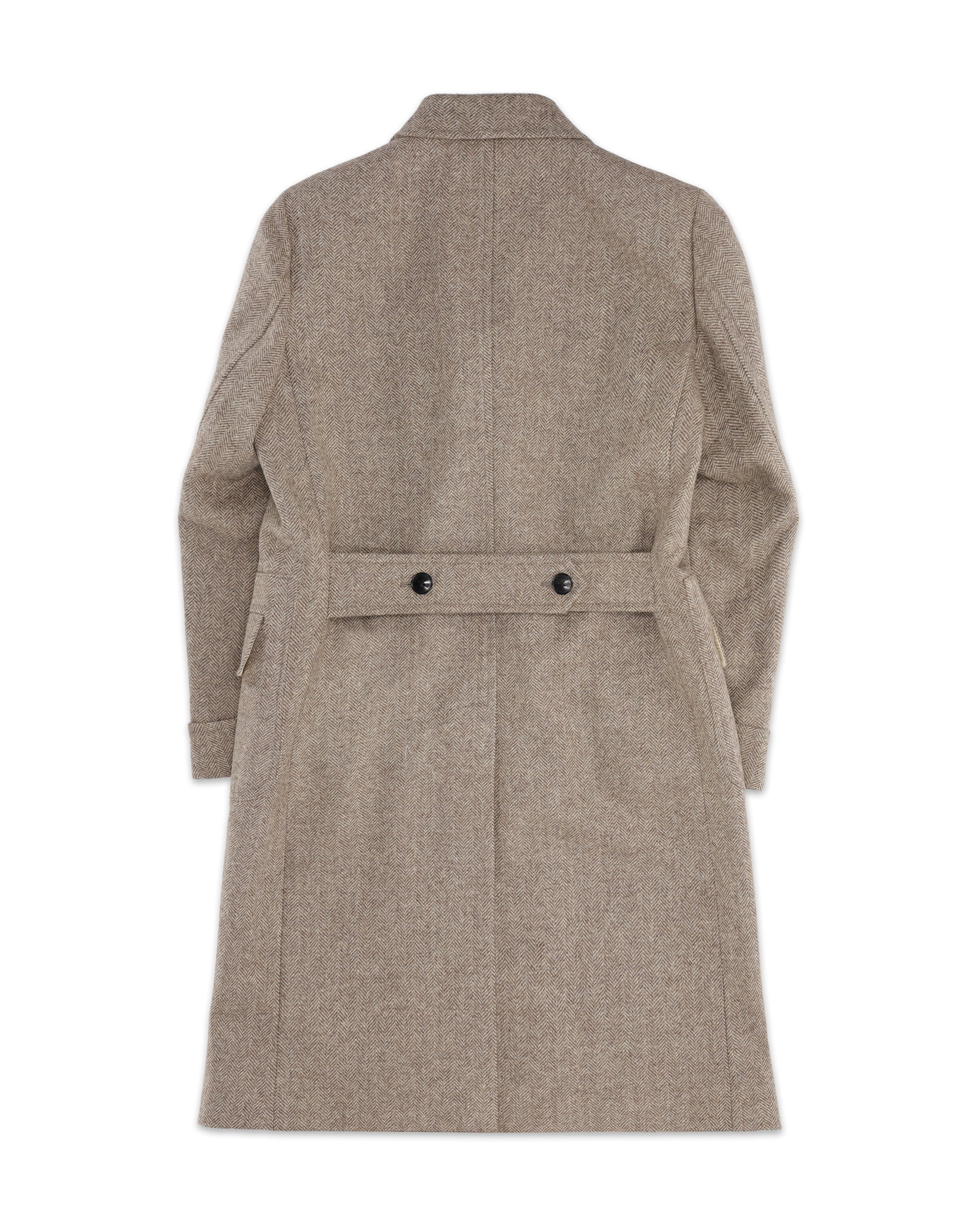 Bogart Wool Herringbone Double-breasted Coat