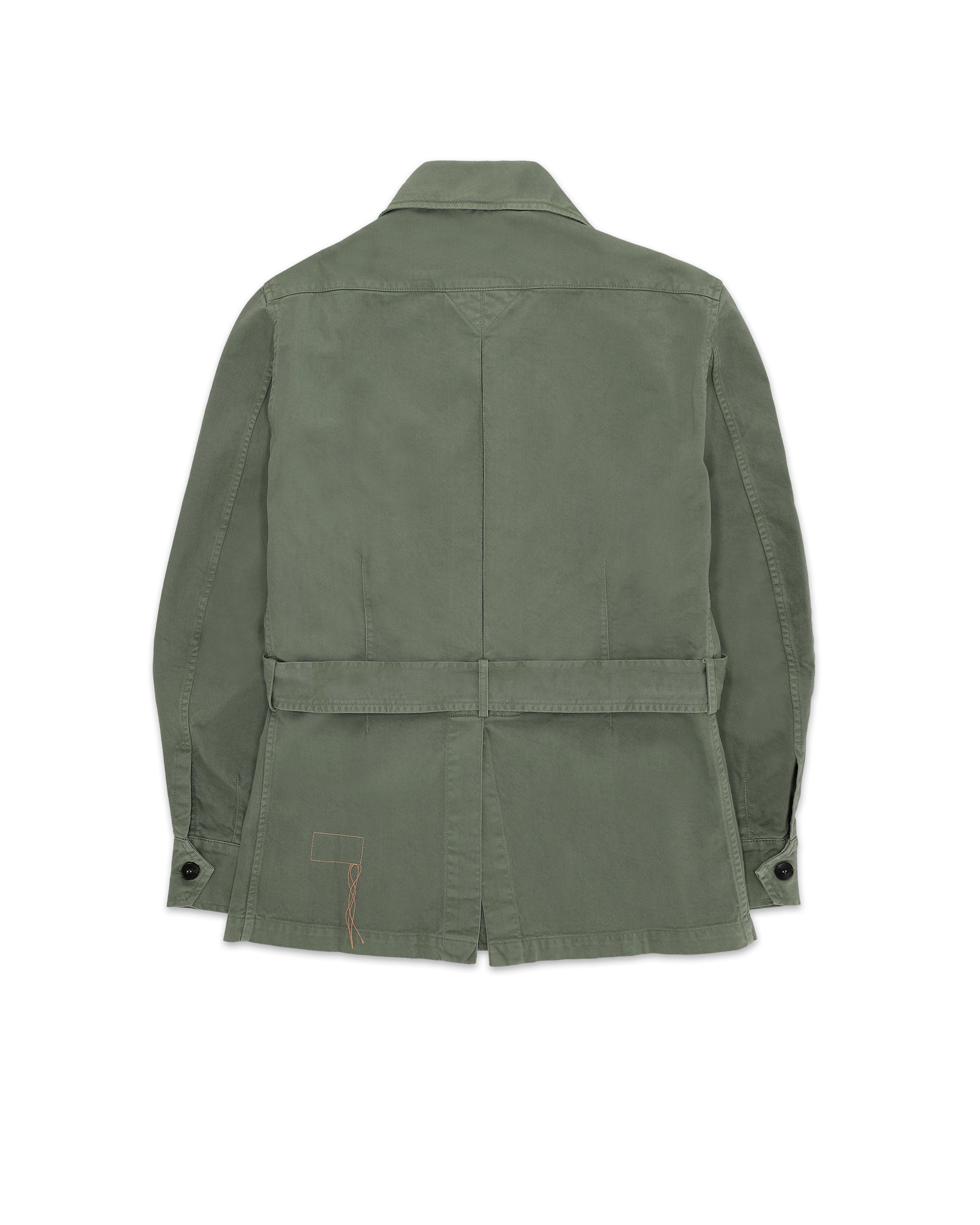 Clint Herringbone Cotton Saharian Jacket