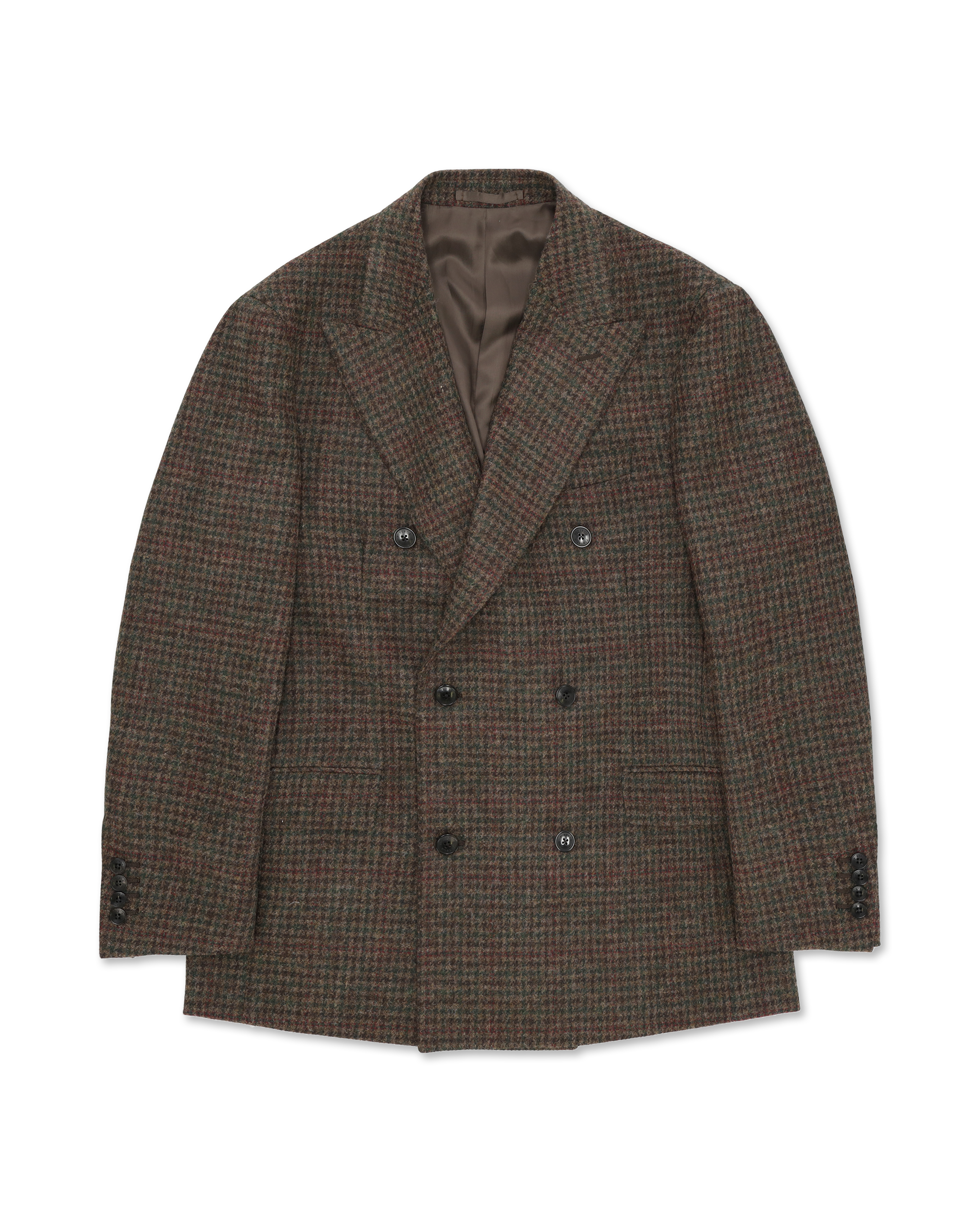 Corrado Double-breasted Shetland Jacket 